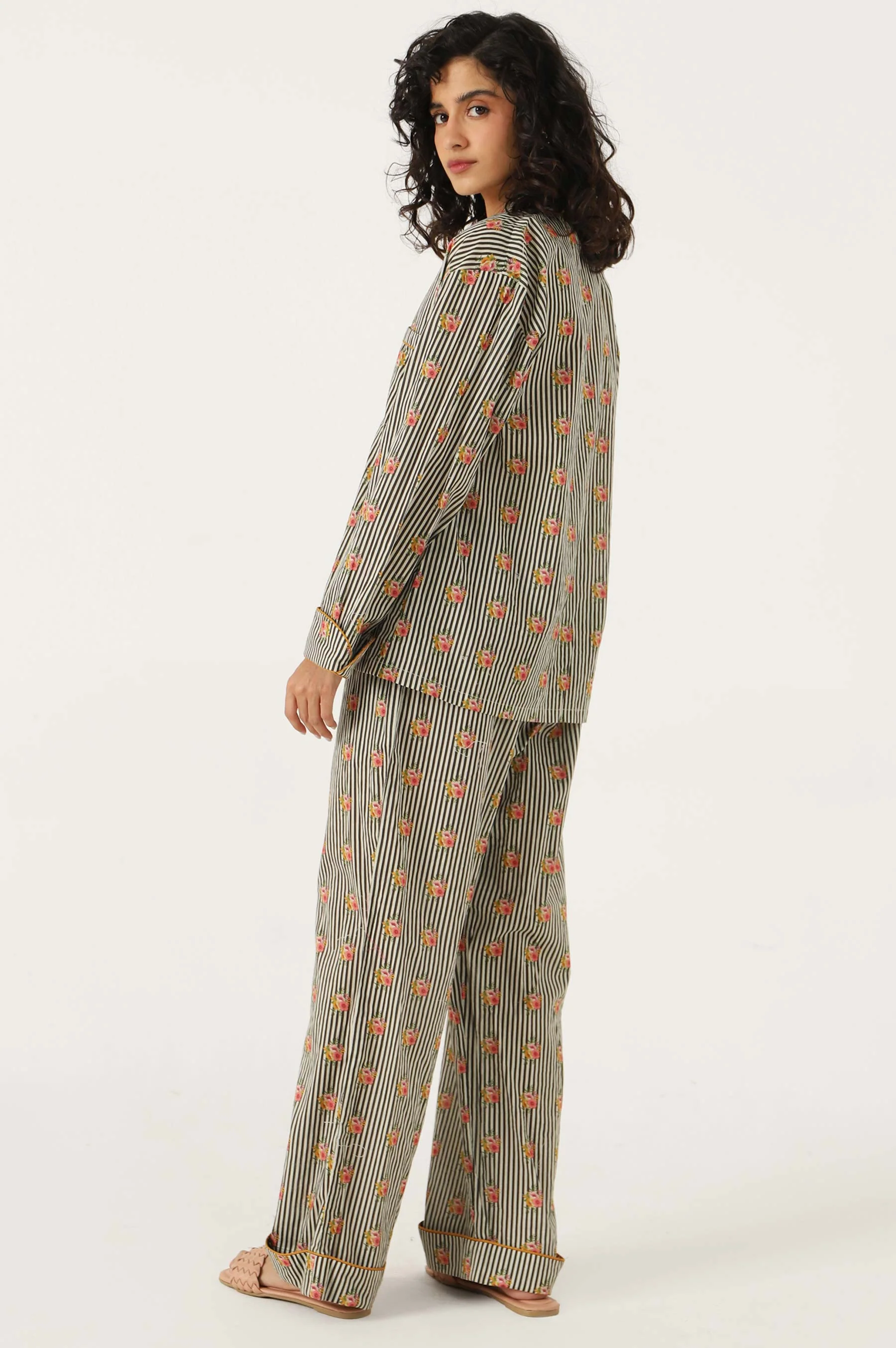 2 Piece PJ Set - Black - Image 2