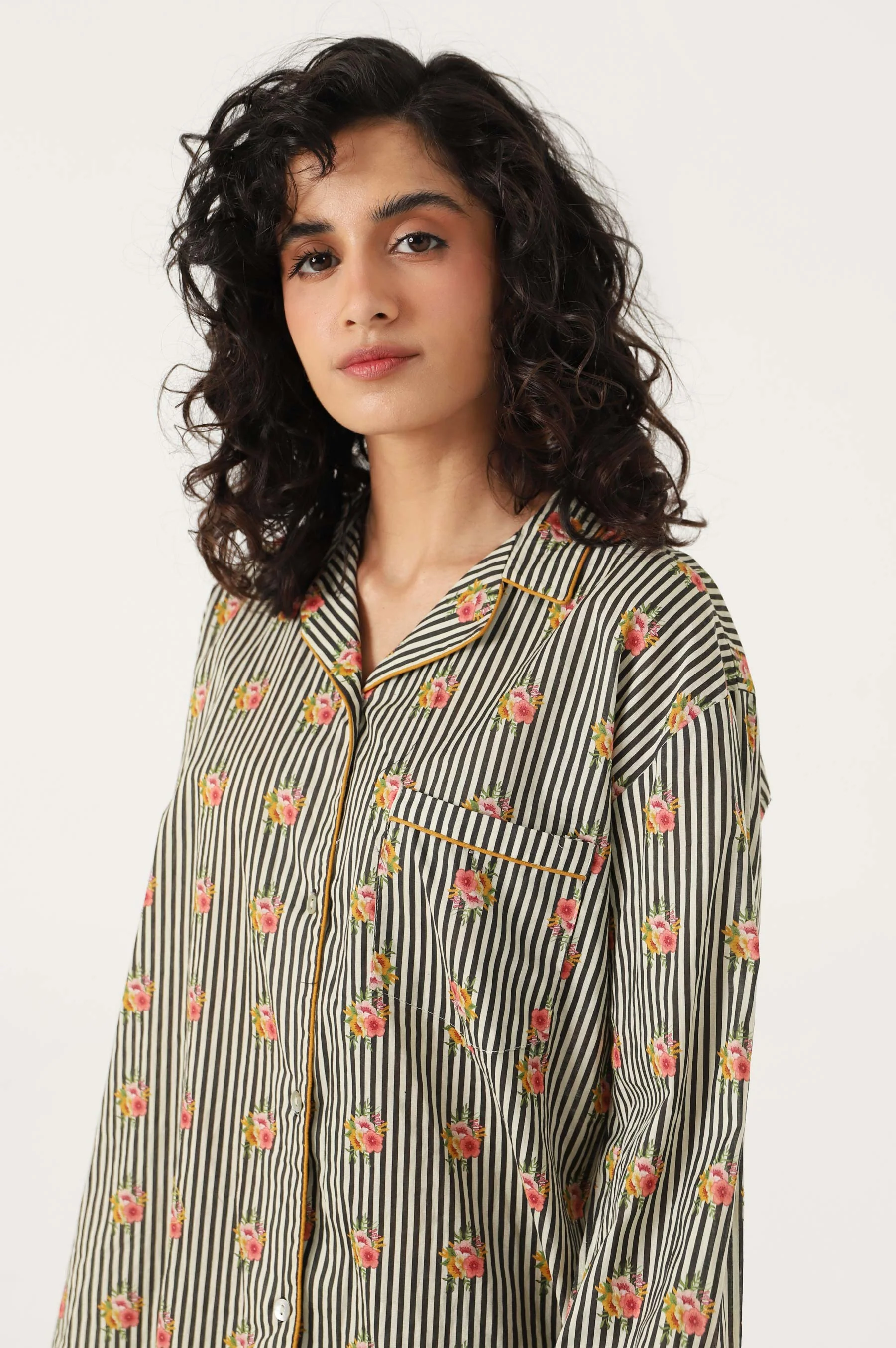 2 Piece PJ Set - Black - Image 3