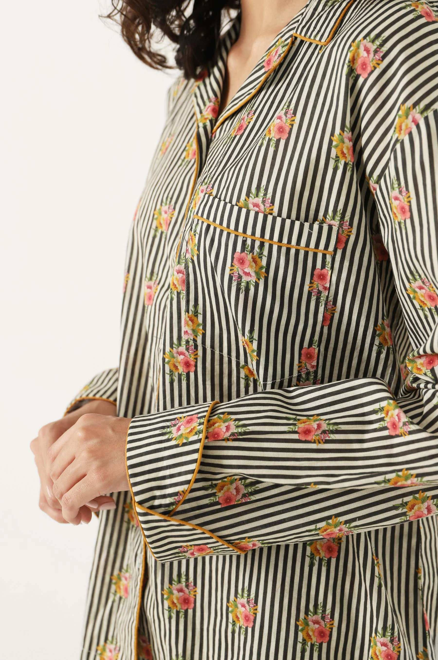 2 Piece PJ Set - Black - Image 4