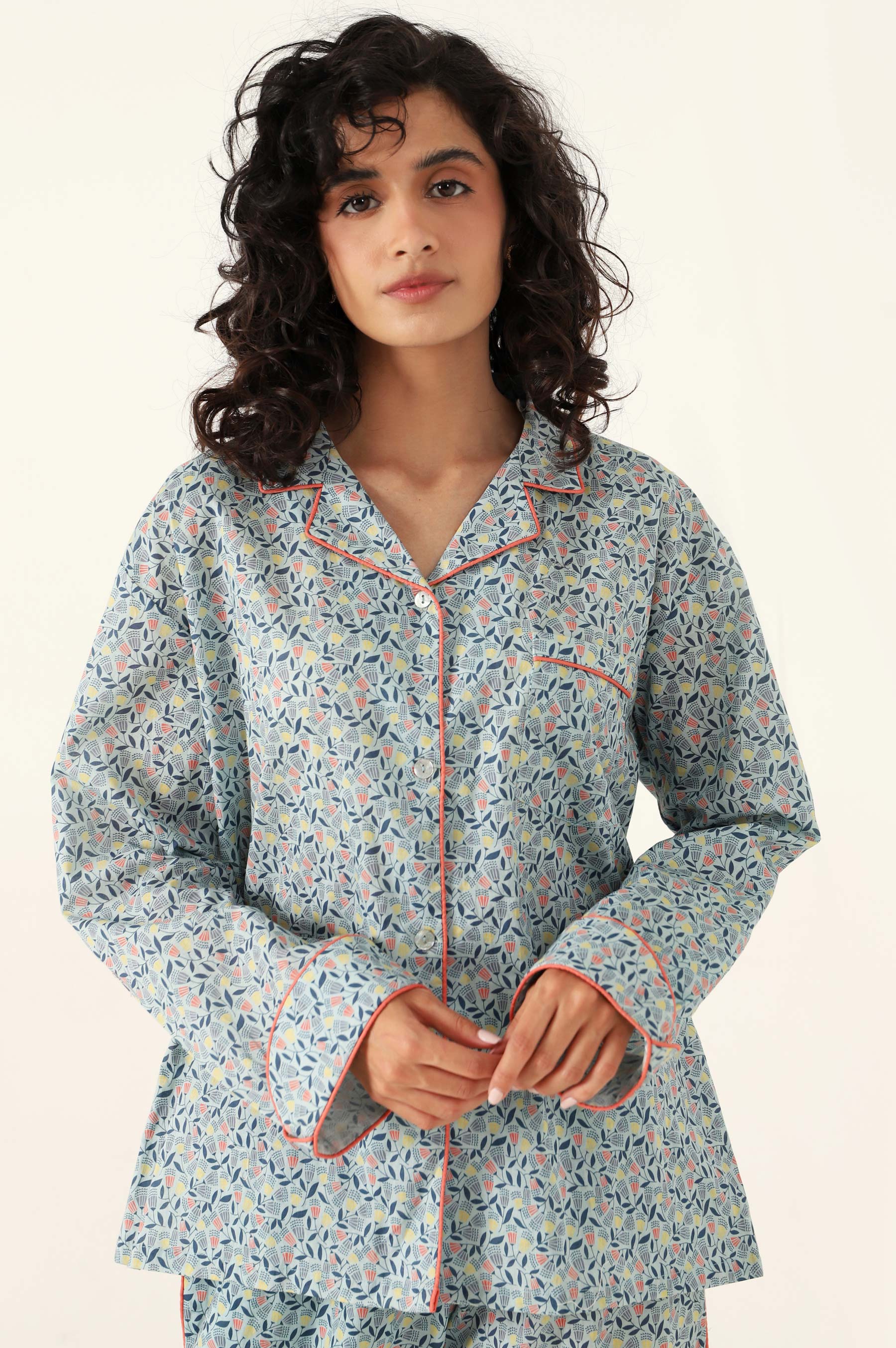 2 Piece PJ Set - Powder Blue - Image 3