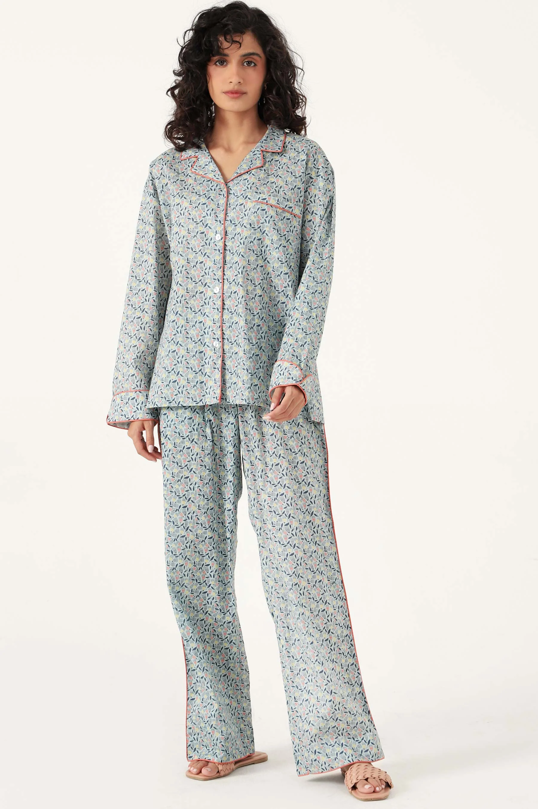 2 Piece PJ Set - Powder Blue - Image 4