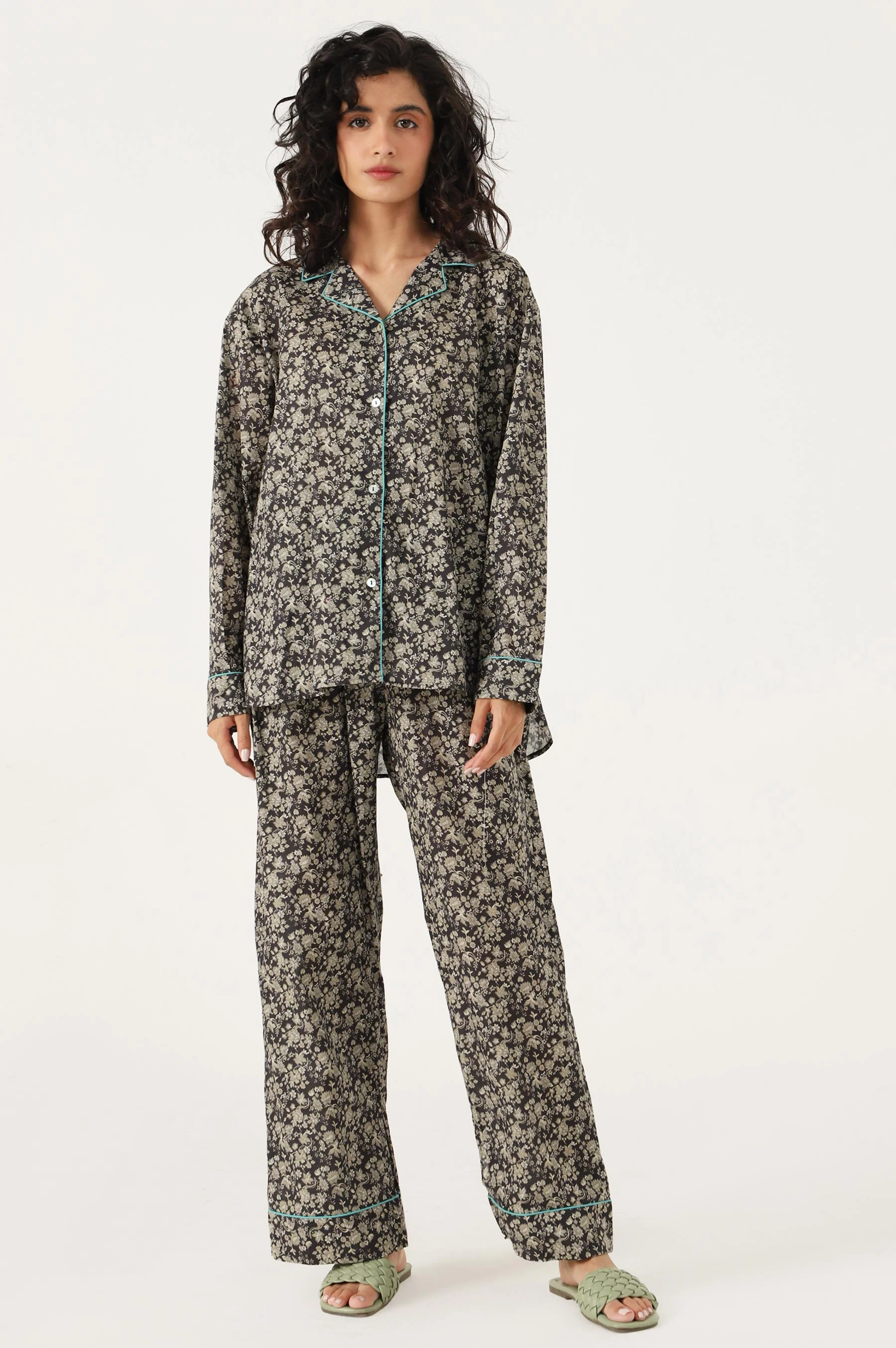 2 Piece PJ Set - Black