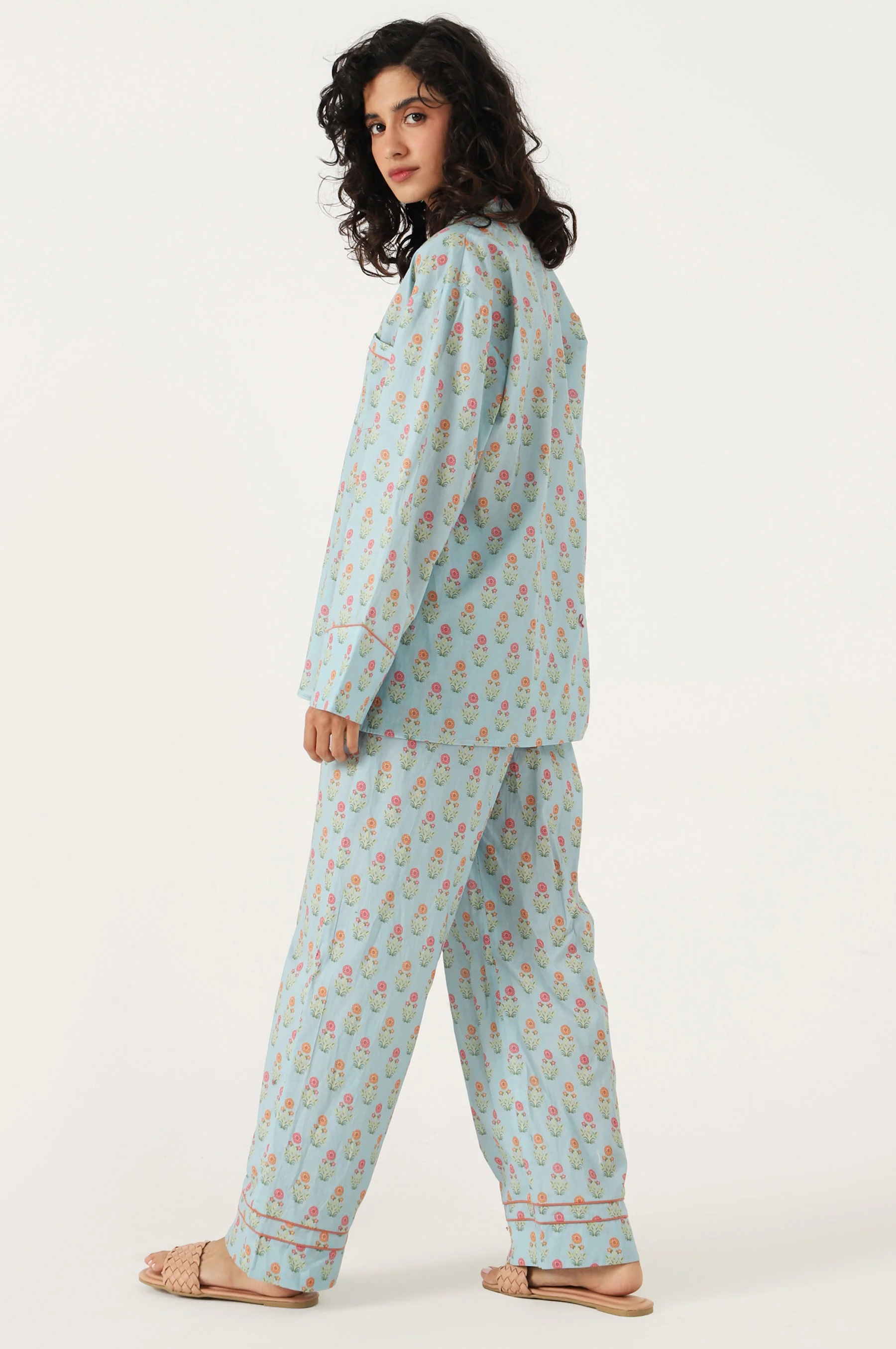 2 Piece PJ Set - Light Blue - Image 2