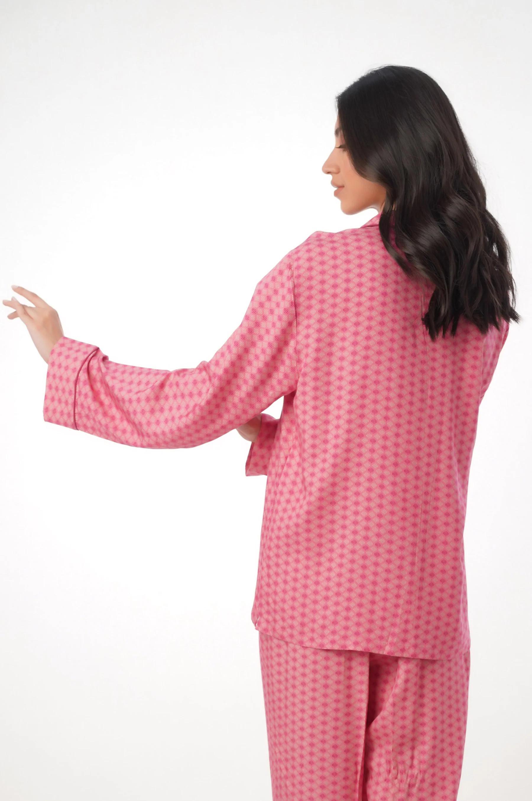 2 Piece PJ Set - Pink - Image 3