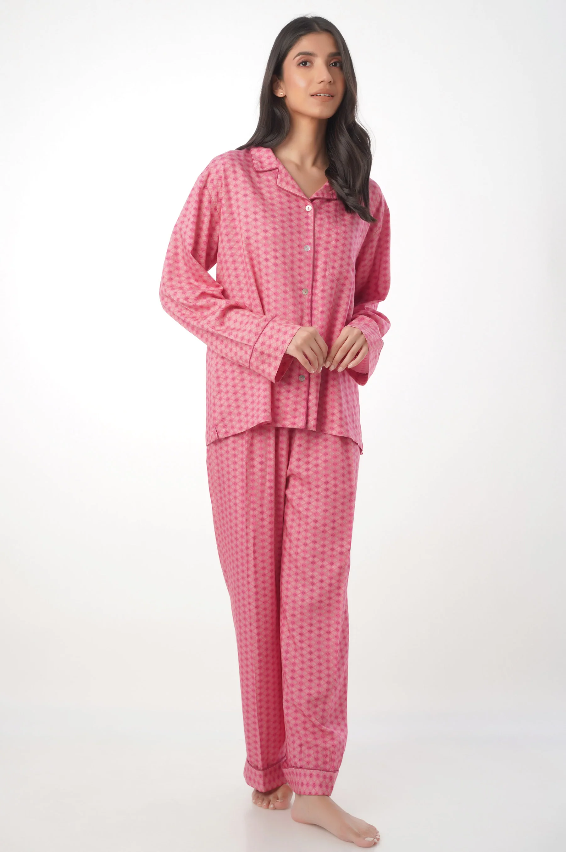 2 Piece PJ Set - Pink - Image 5