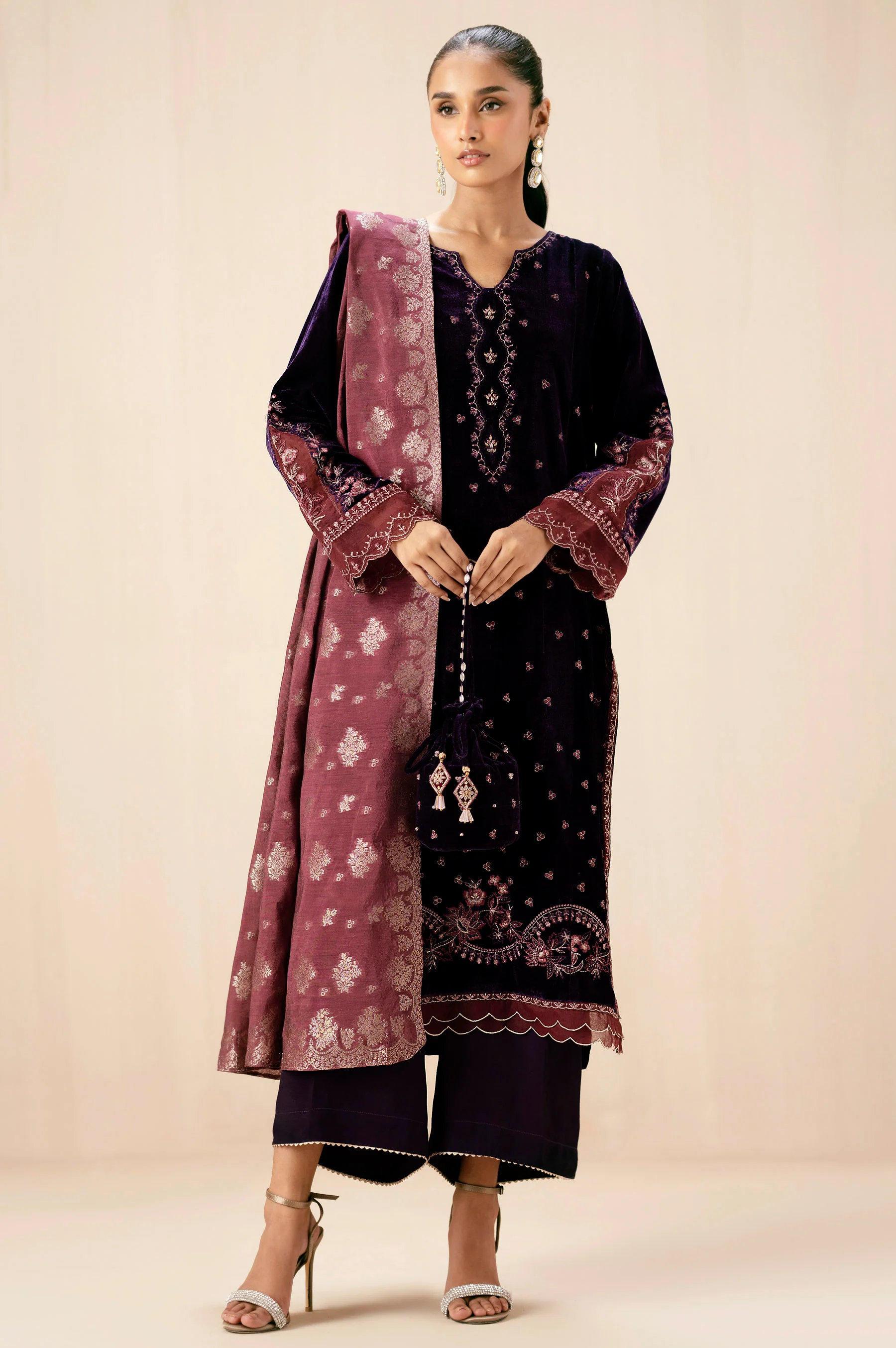 UNSTITCHED SHIRT DUPATTA