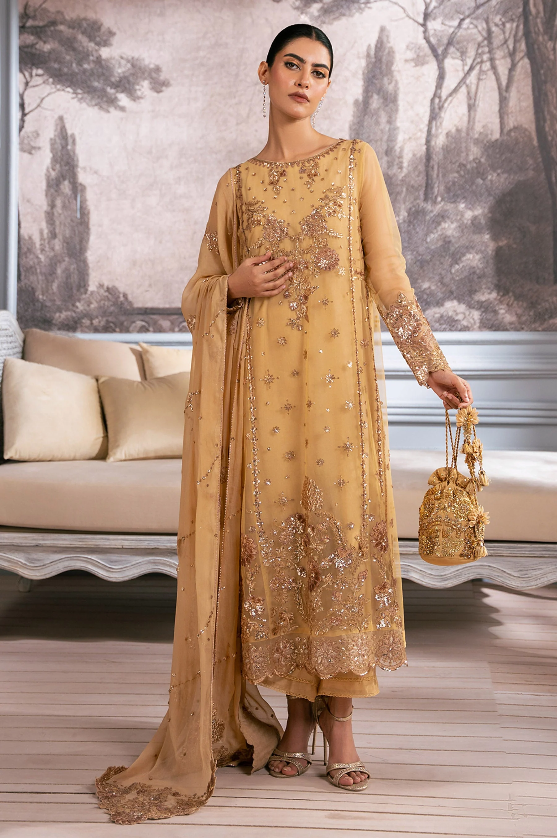 EMBROIDERED SUIT