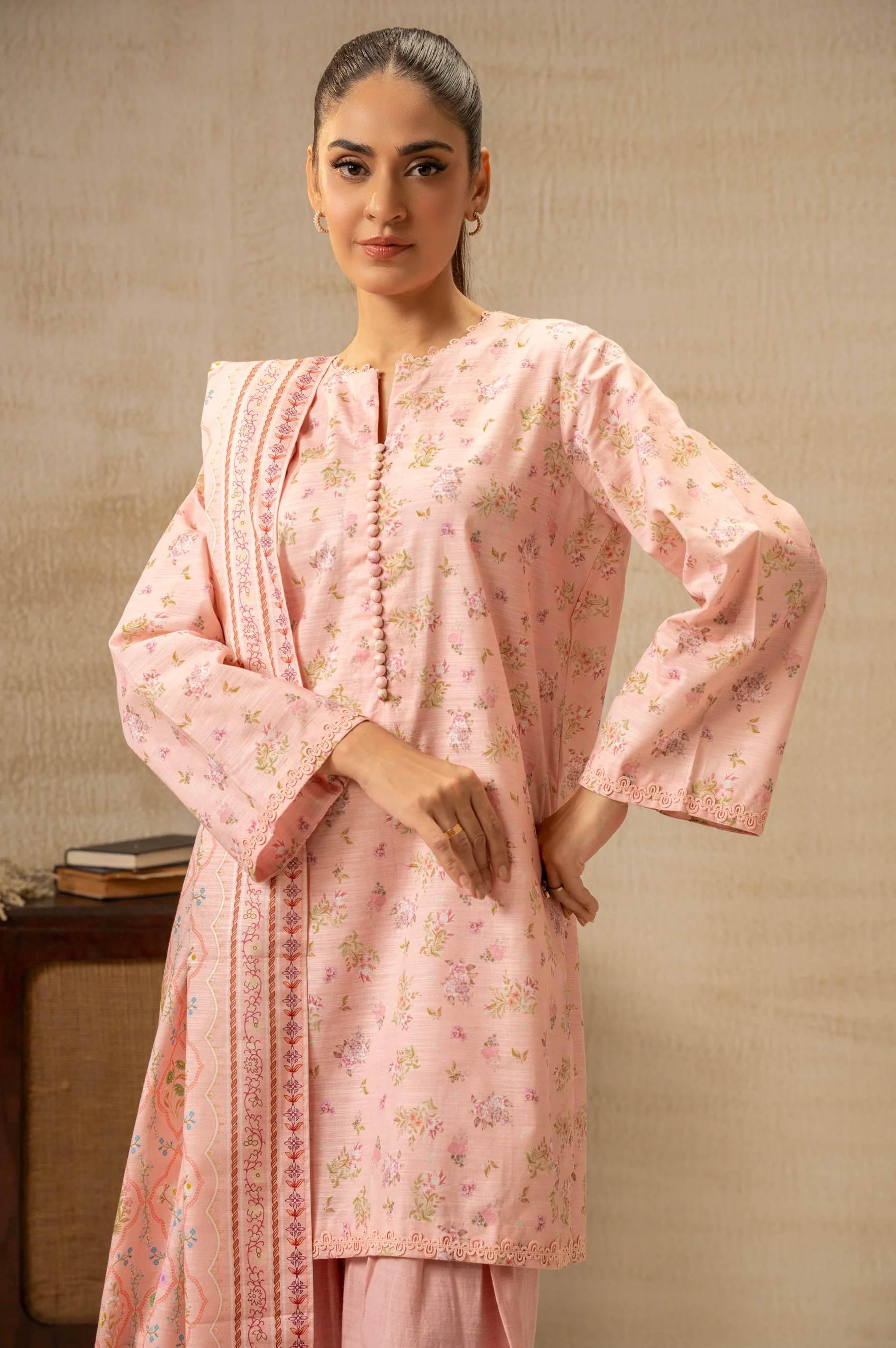 UNSTITCHED DIGITAL PRINTED SUIT - Image 7