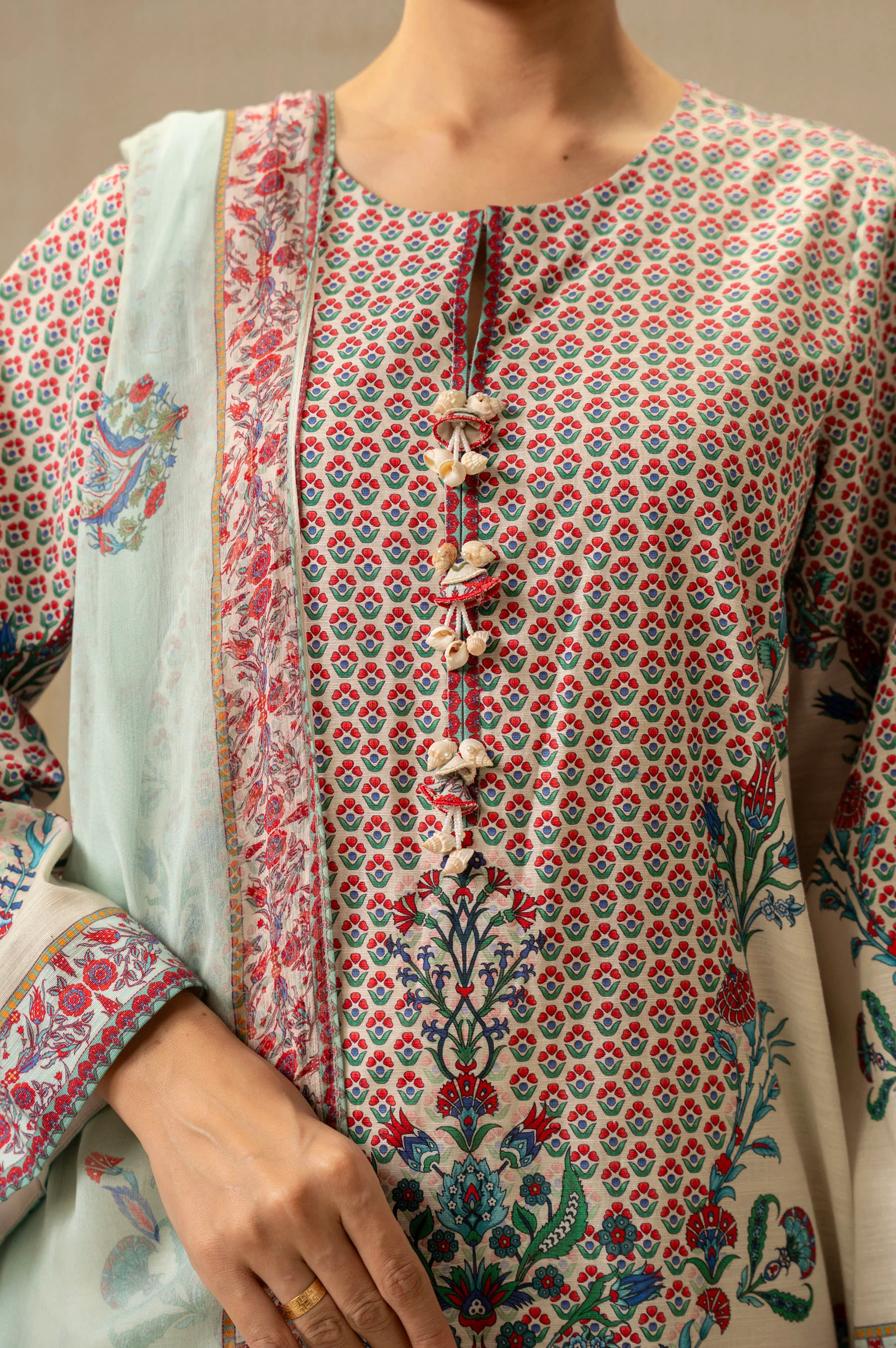 UNSTITCHED DIGITAL PRINTED SUIT - Image 4
