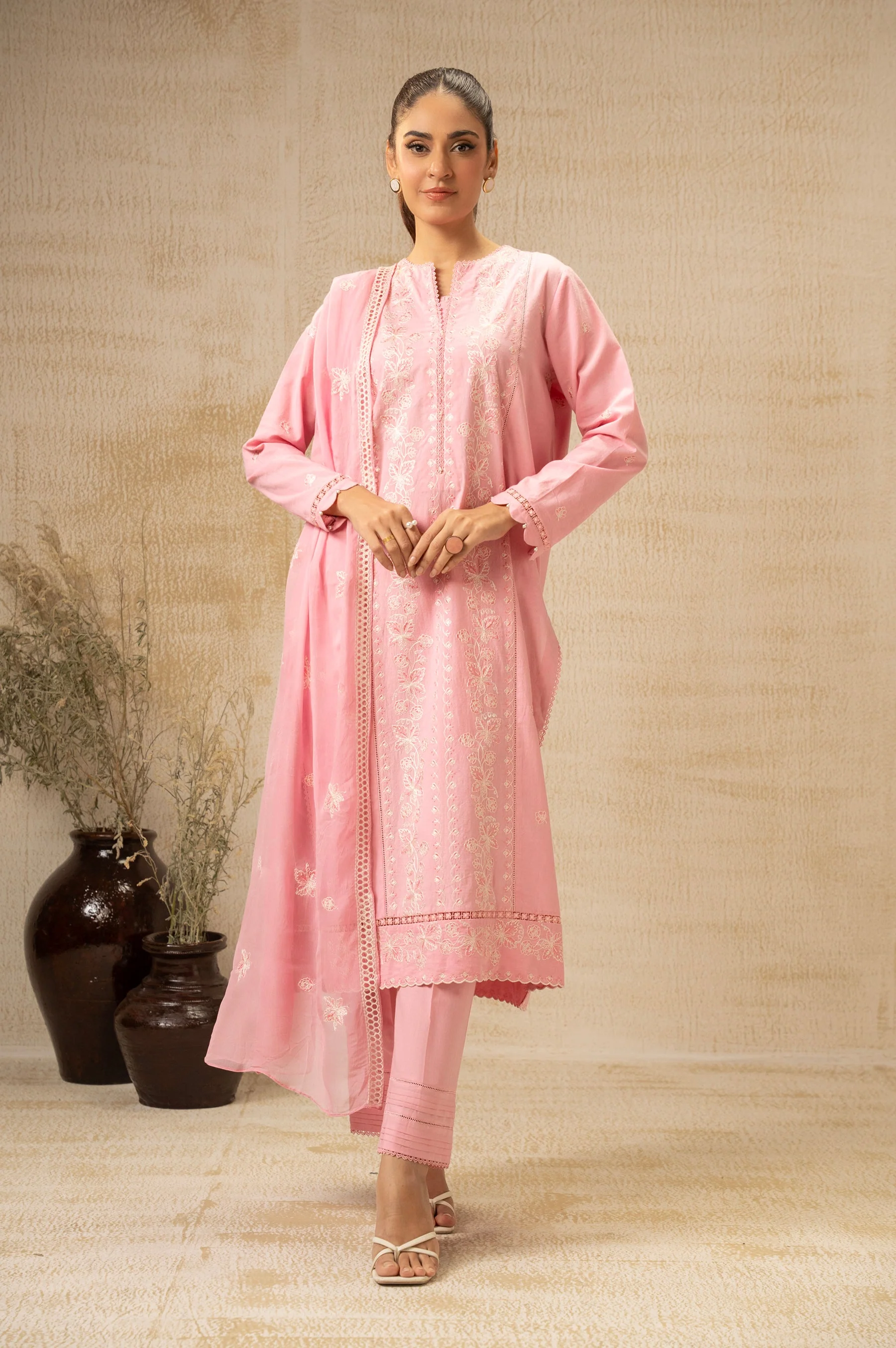 UNSTITCHED EMBROIDERED SUIT (FACTORY E-OUTLET) - Image 3