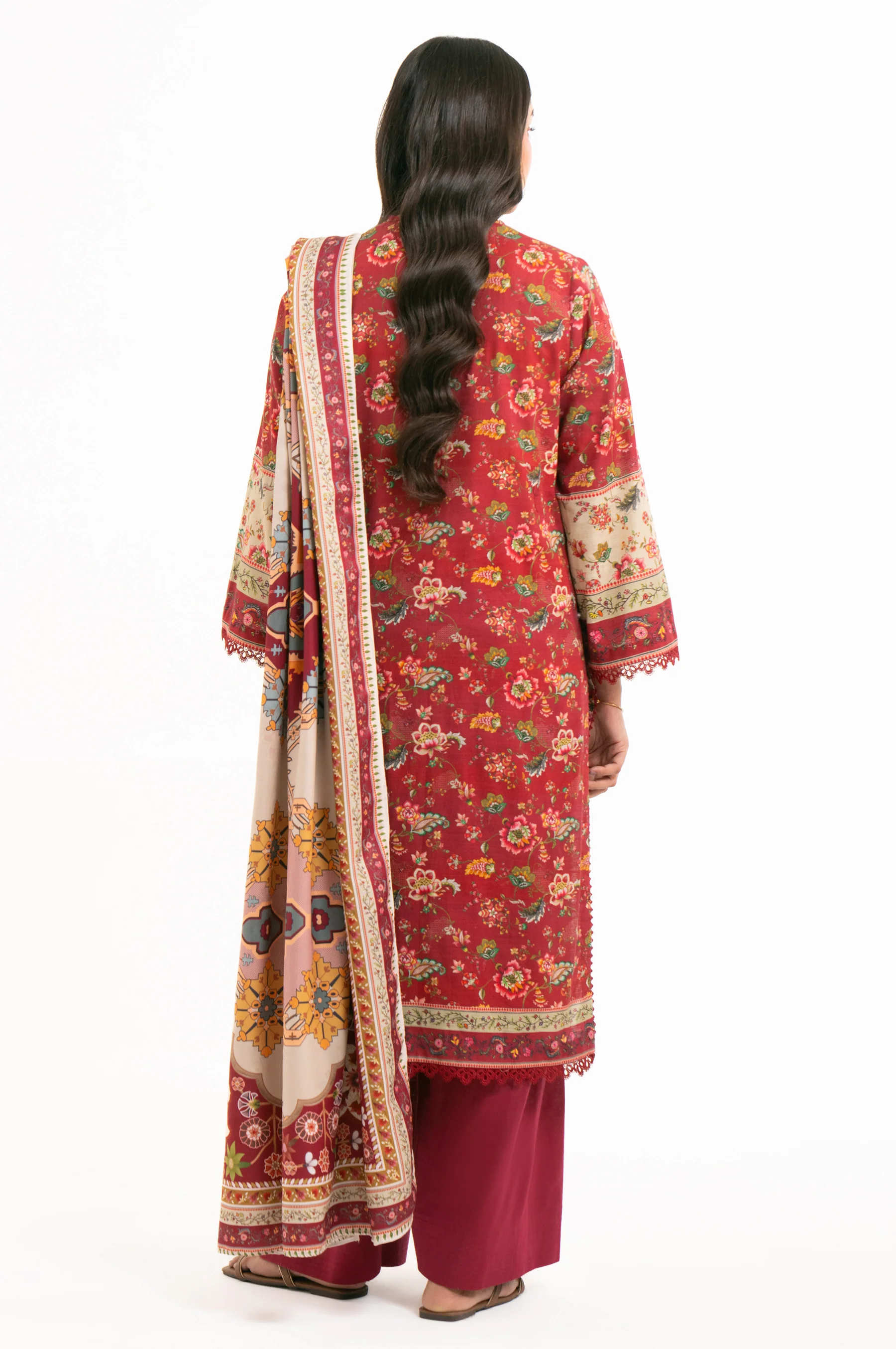 UNSTITCHED DIGITAL PRINTED SUIT - Image 4