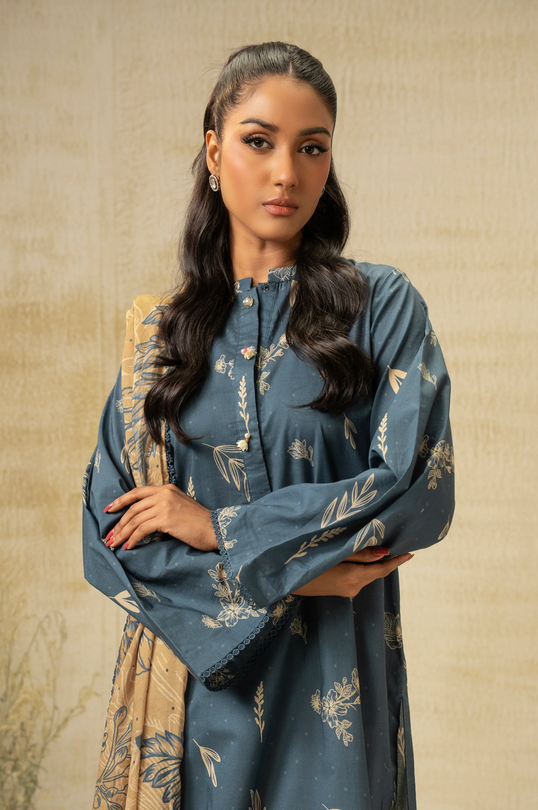 UNSTITCHED DIGITAL PRINTED SUIT - Image 2