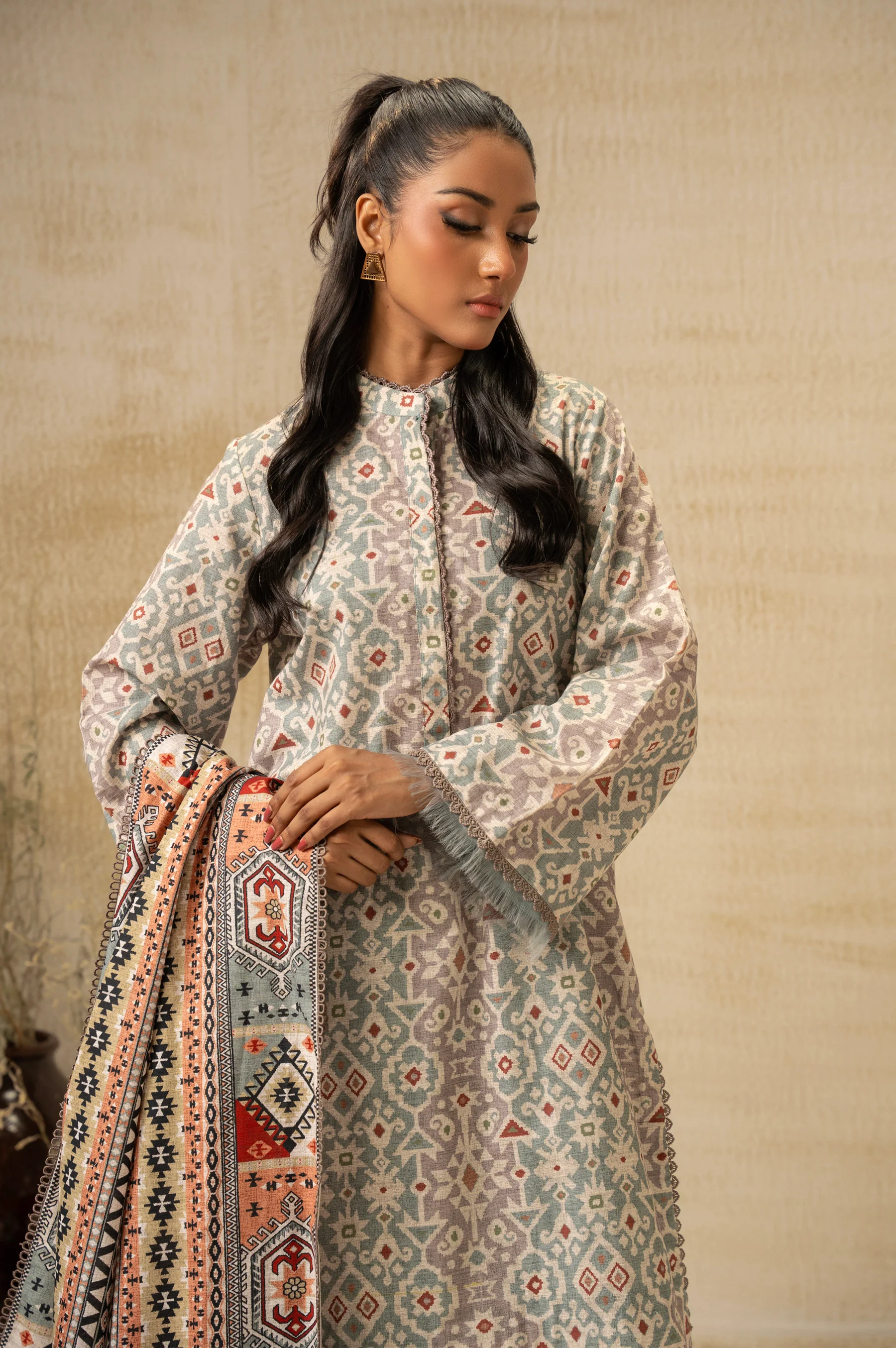 UNSTITCHED DIGITAL PRINTED SUIT - Image 6