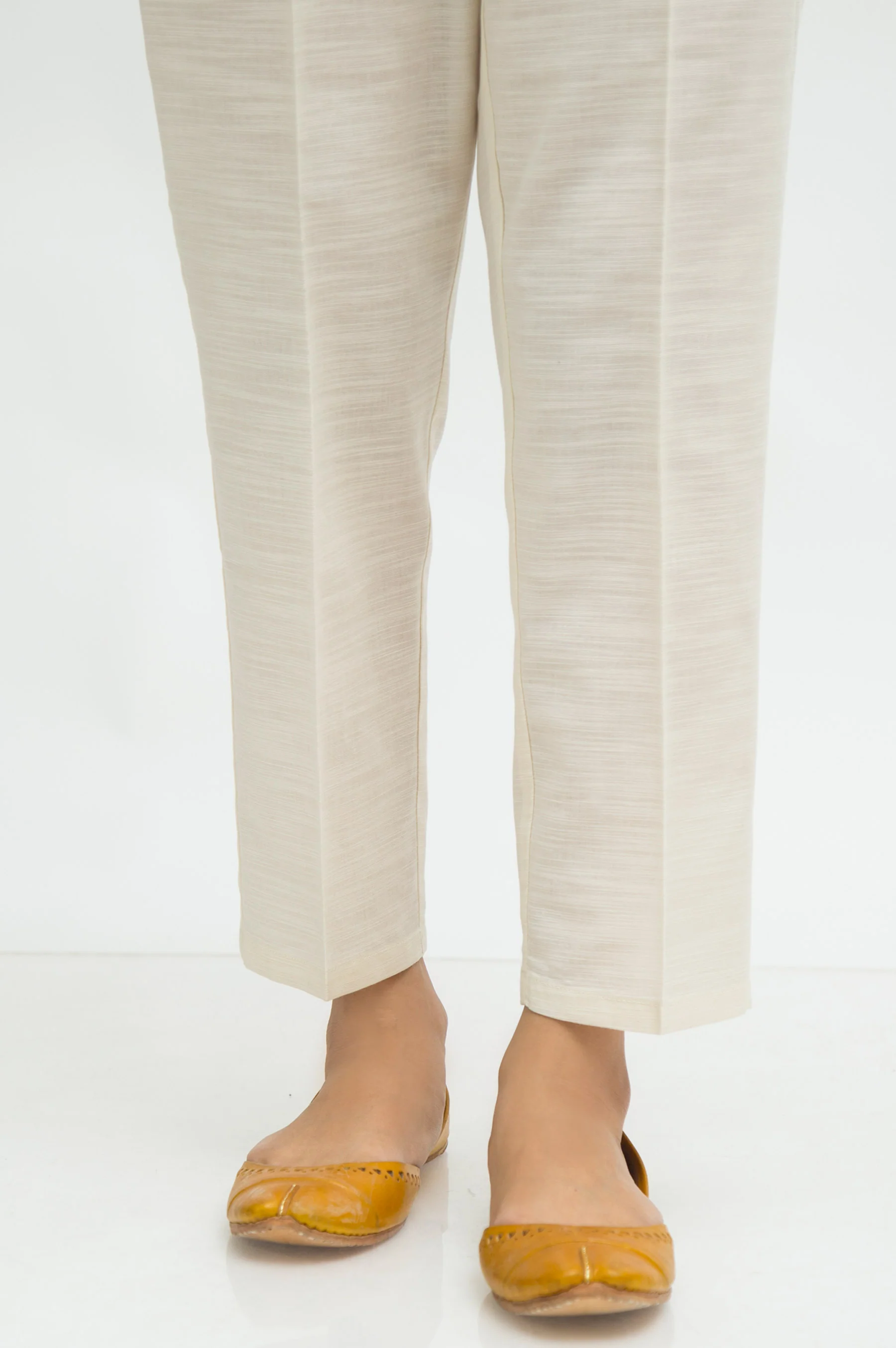 Basic Cambric Cigratte Pants - Off-White - Image 2