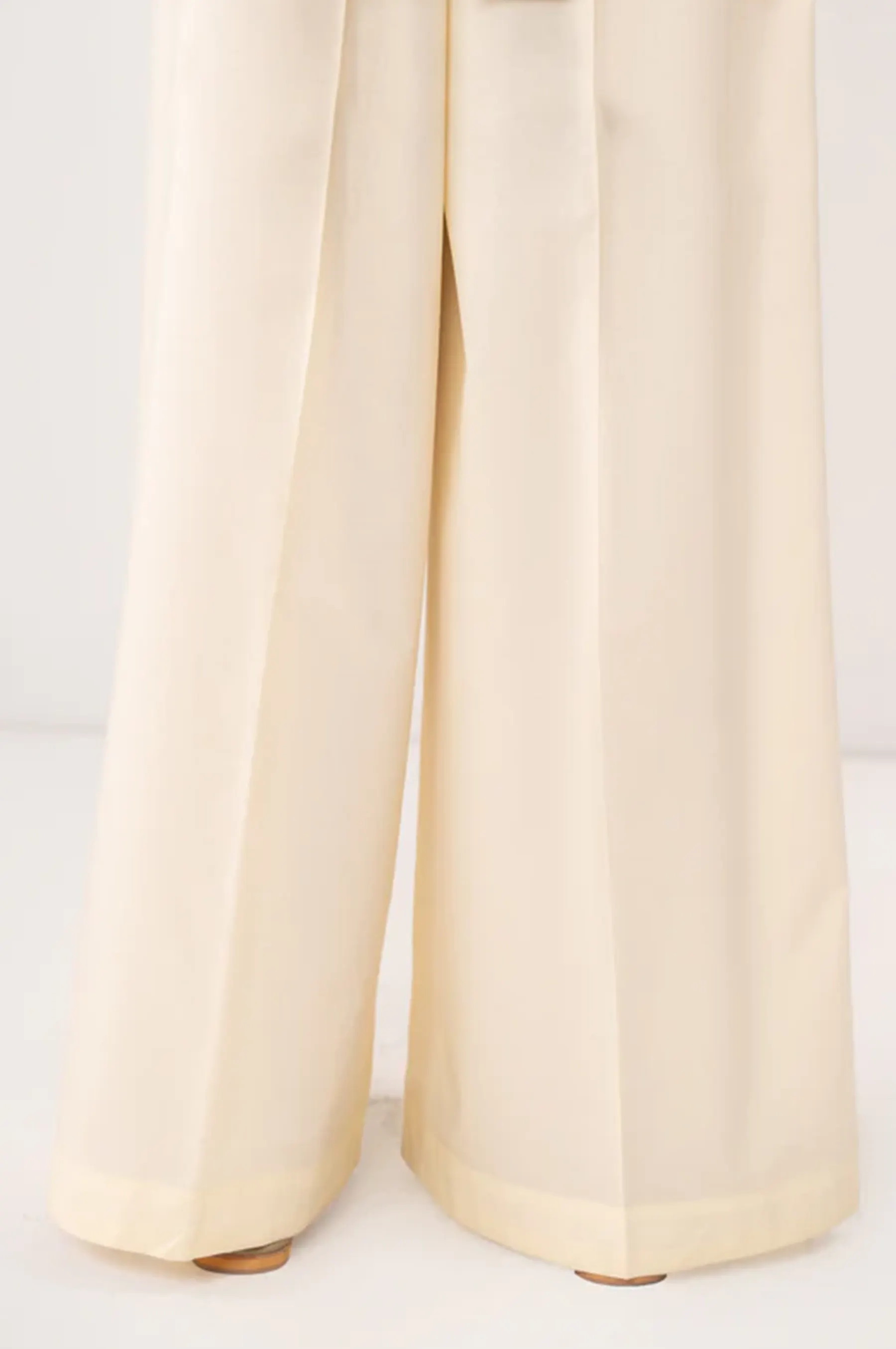 Basic Cambric Plazzo Pants - Regular Fit - Image 3