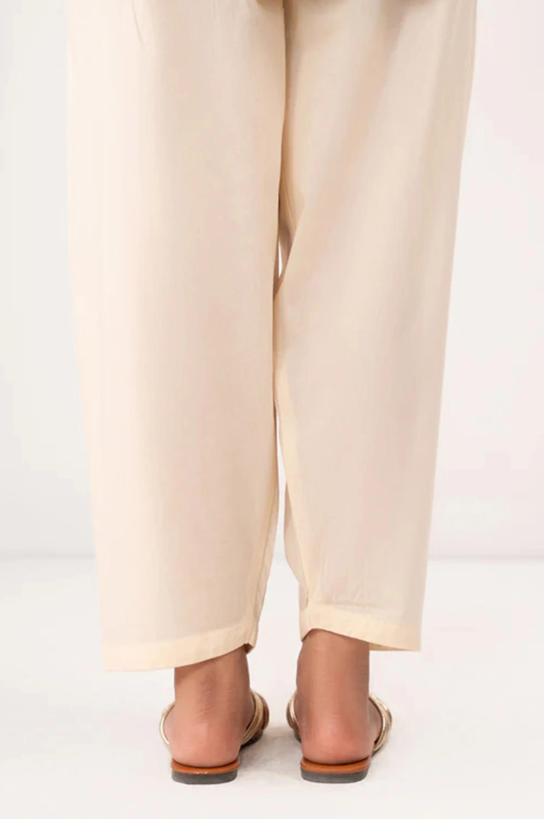 Basic Cambric Shalwar - Regular Fit - Image 3