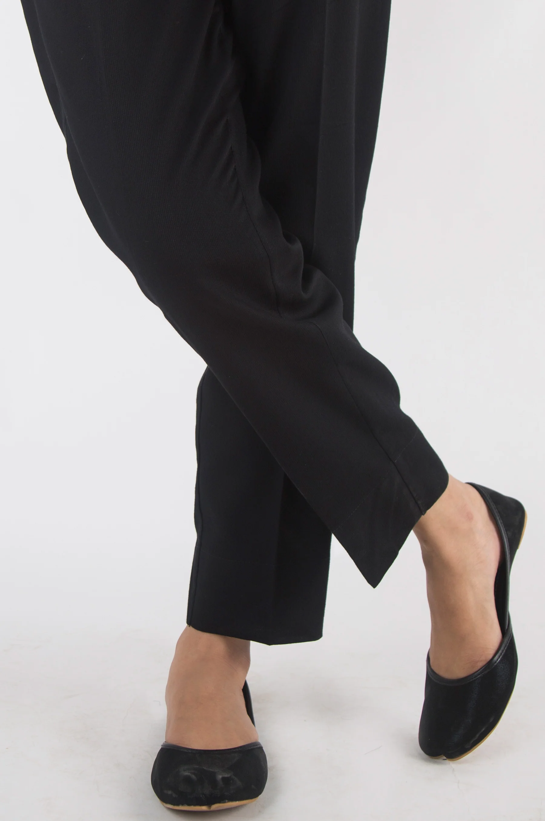 Basic Cottel Pants - Black - Image 2