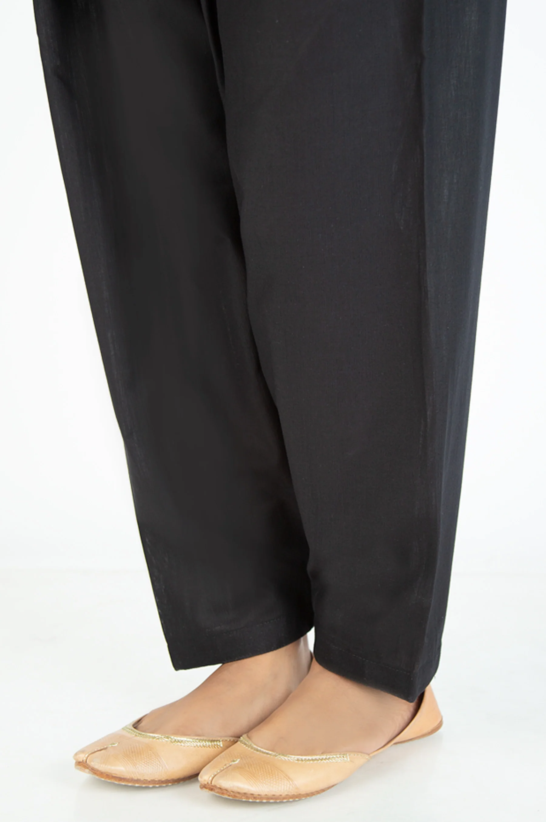 Basic Khaddar Shalwar - Black - Image 2