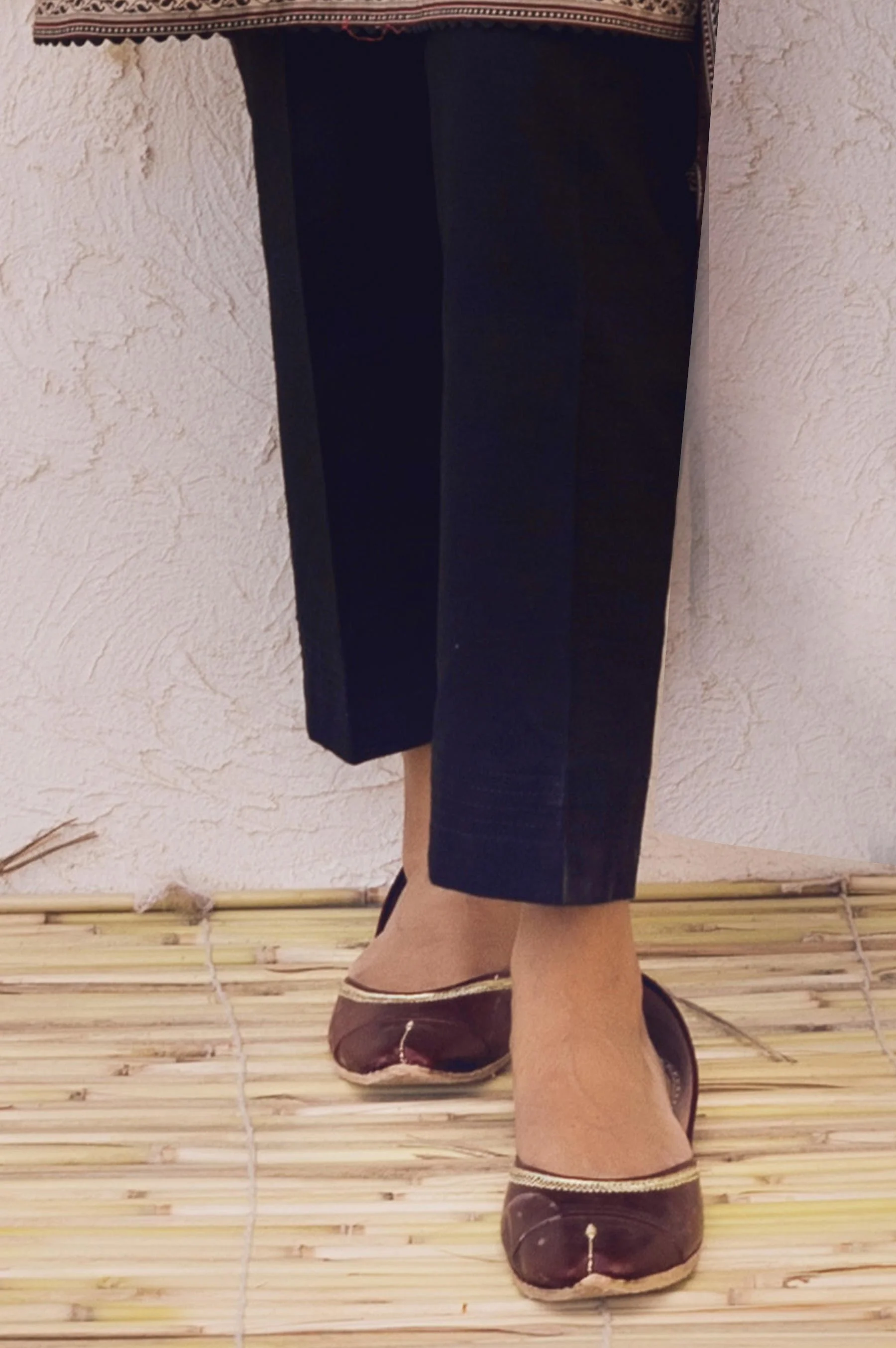 Basic Cambric Pants - Black