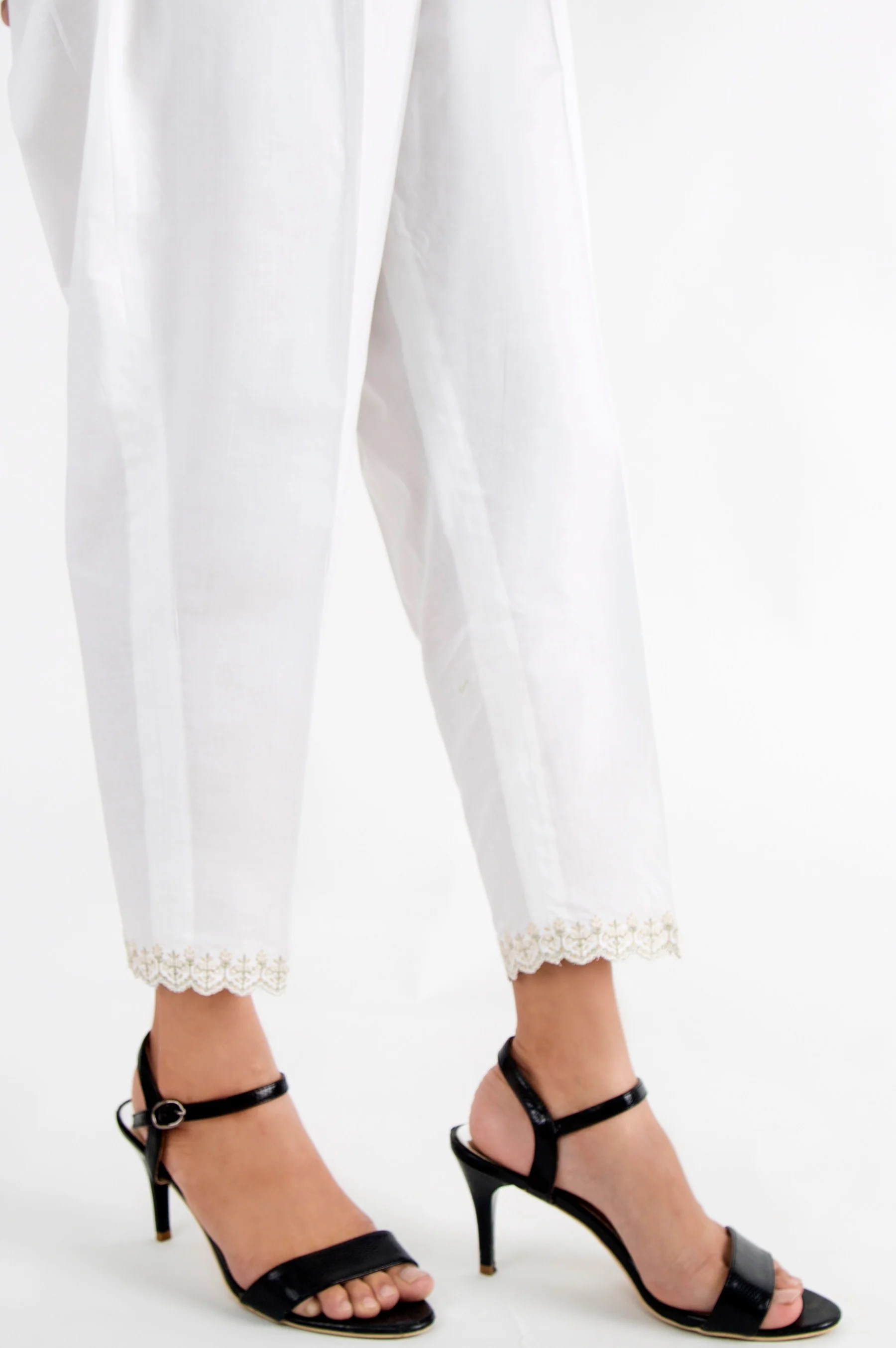 Cambric Capri Pants - Off-White - Image 2