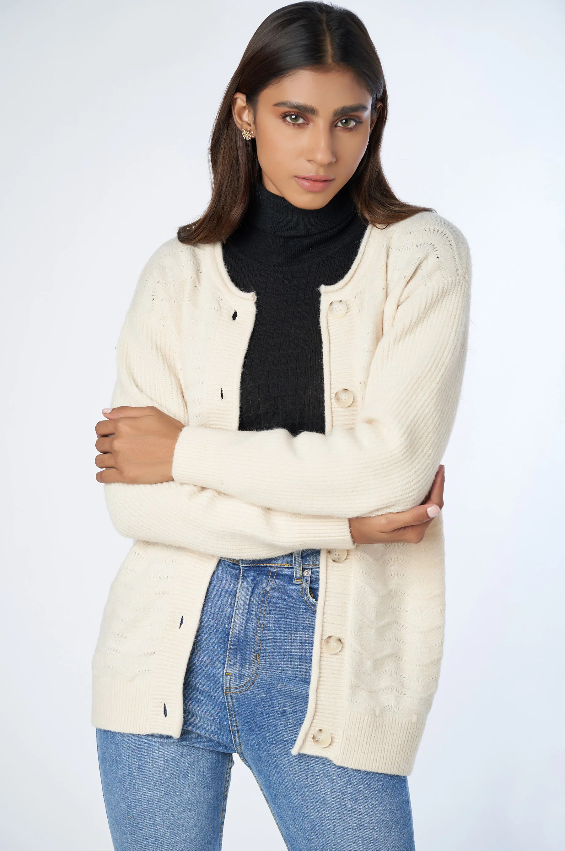 Classic Knitted Cardigan - Image 2