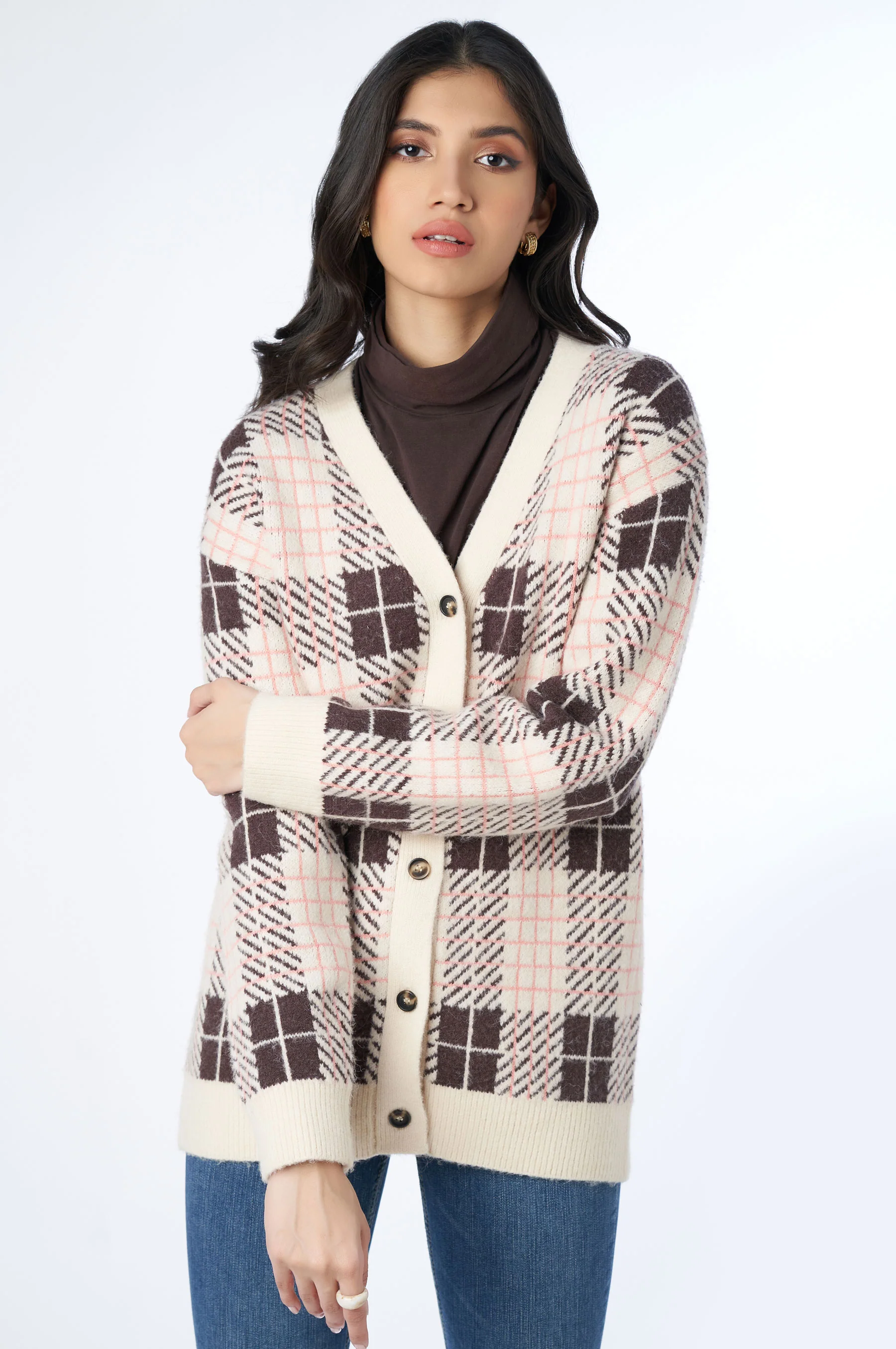 Classic Knitted Cardigan - Image 2