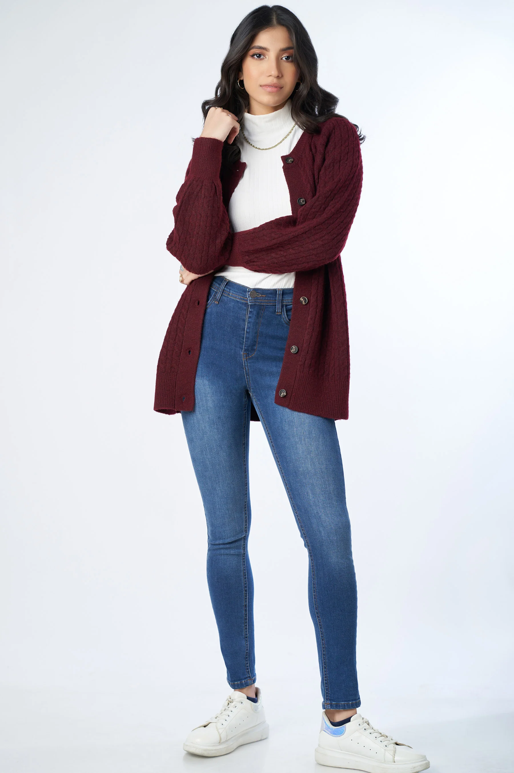 Classic Knitted Cardigan - Image 2
