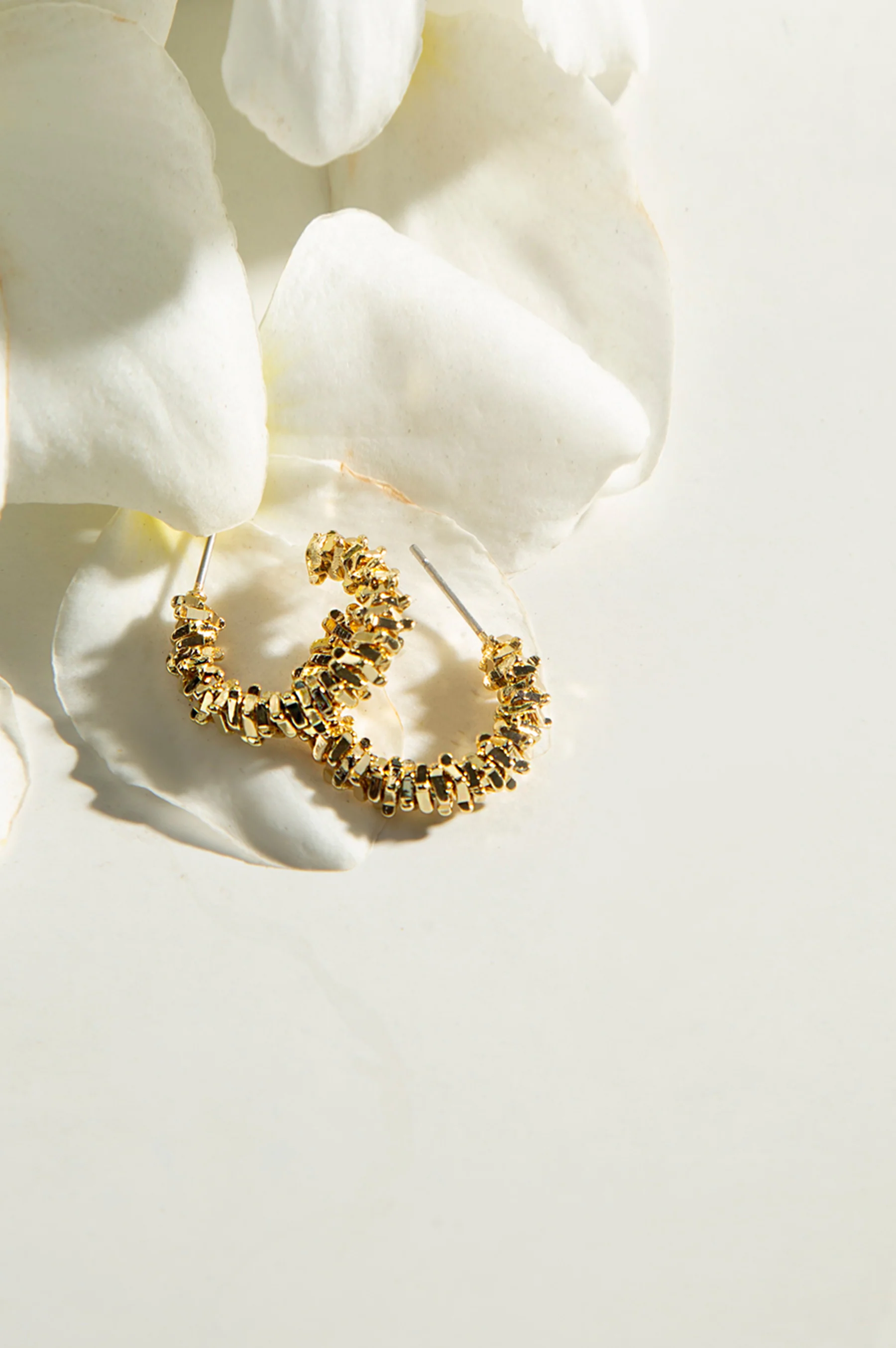Gold Hoop Earrings - Image 3
