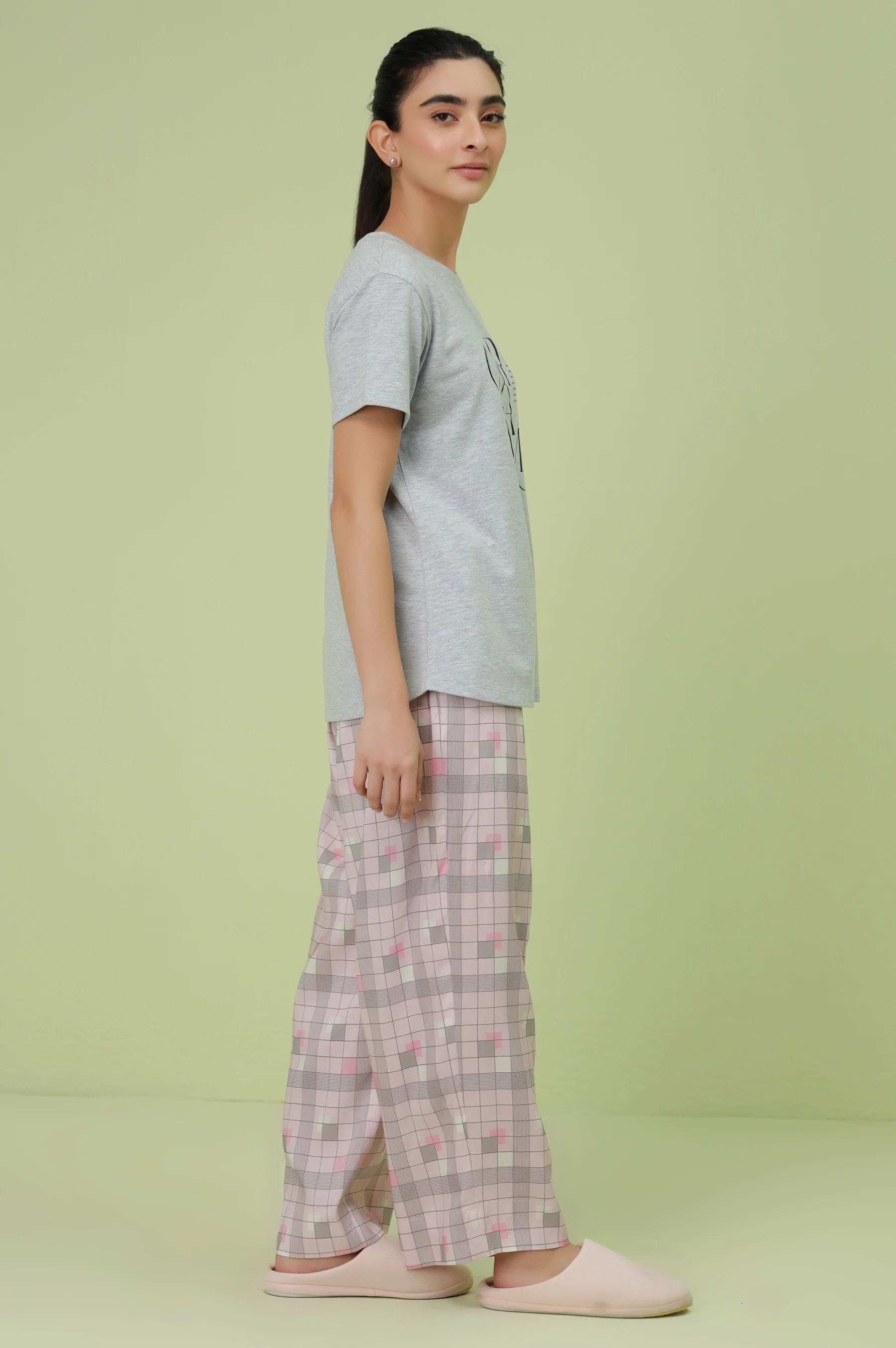 Crew Neck Half Sleeves Tee - Image 7