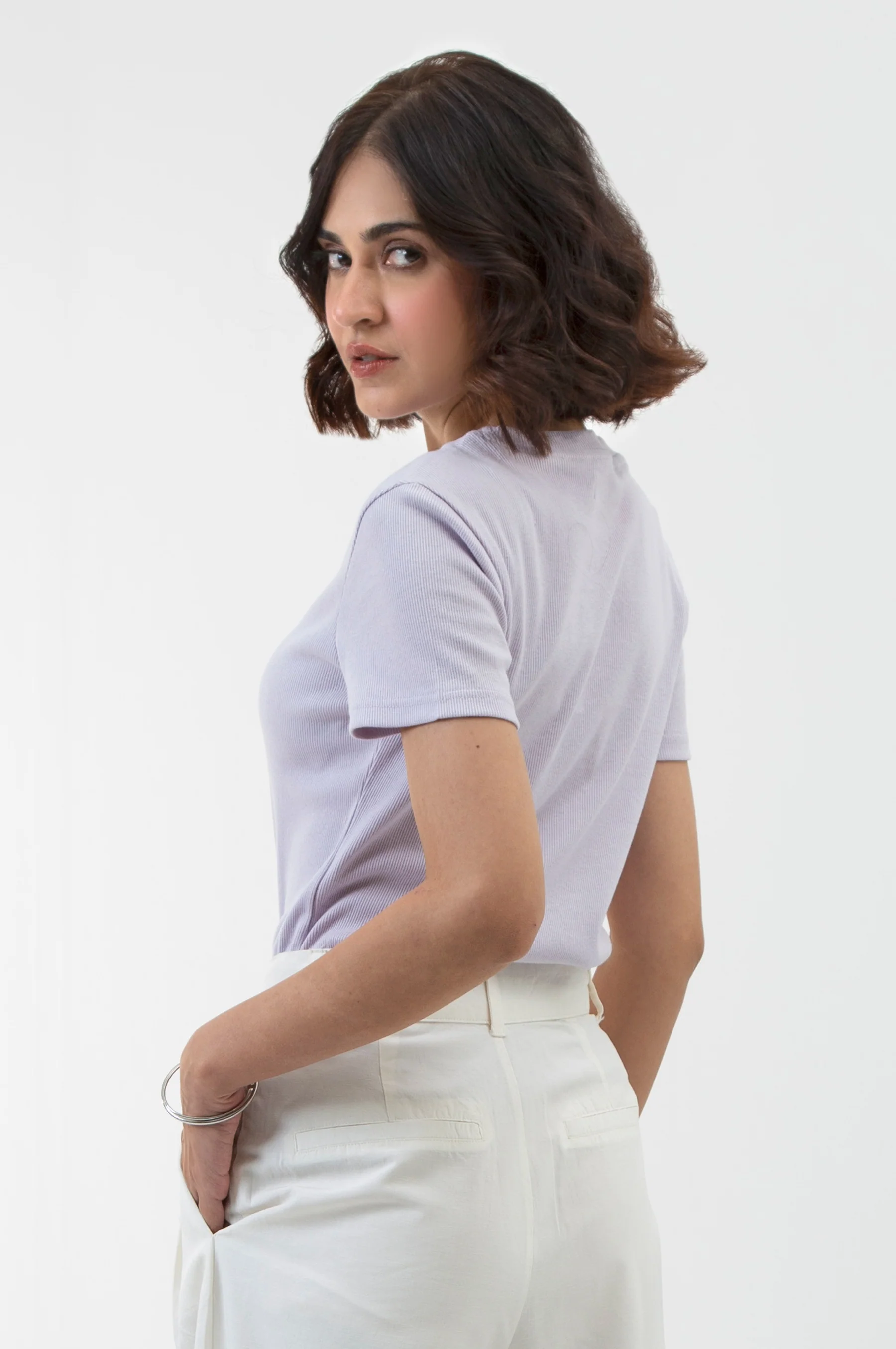 RIBBED TEE - Image 3