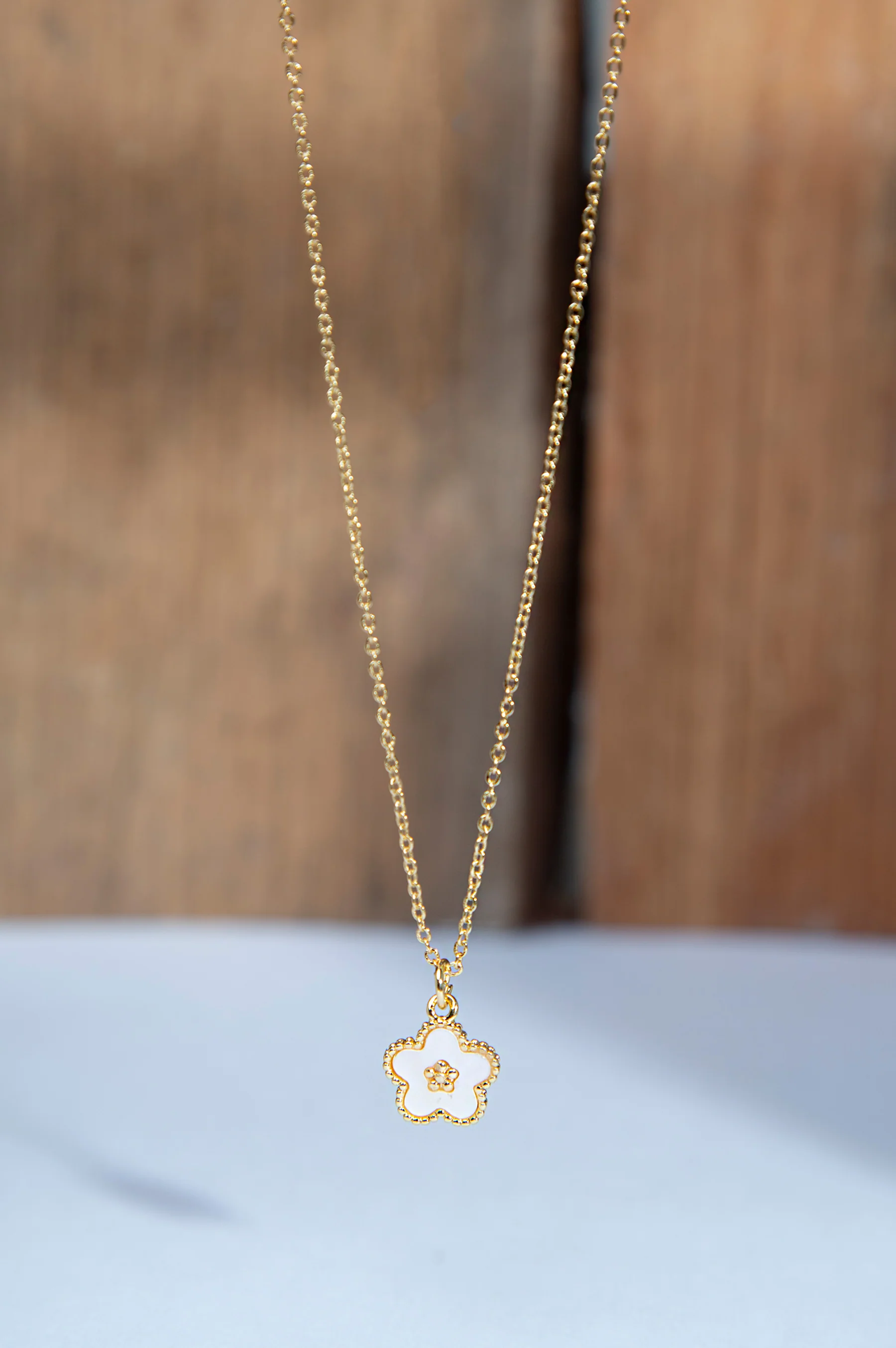 Gold-Plated Brass Necklace - Image 2
