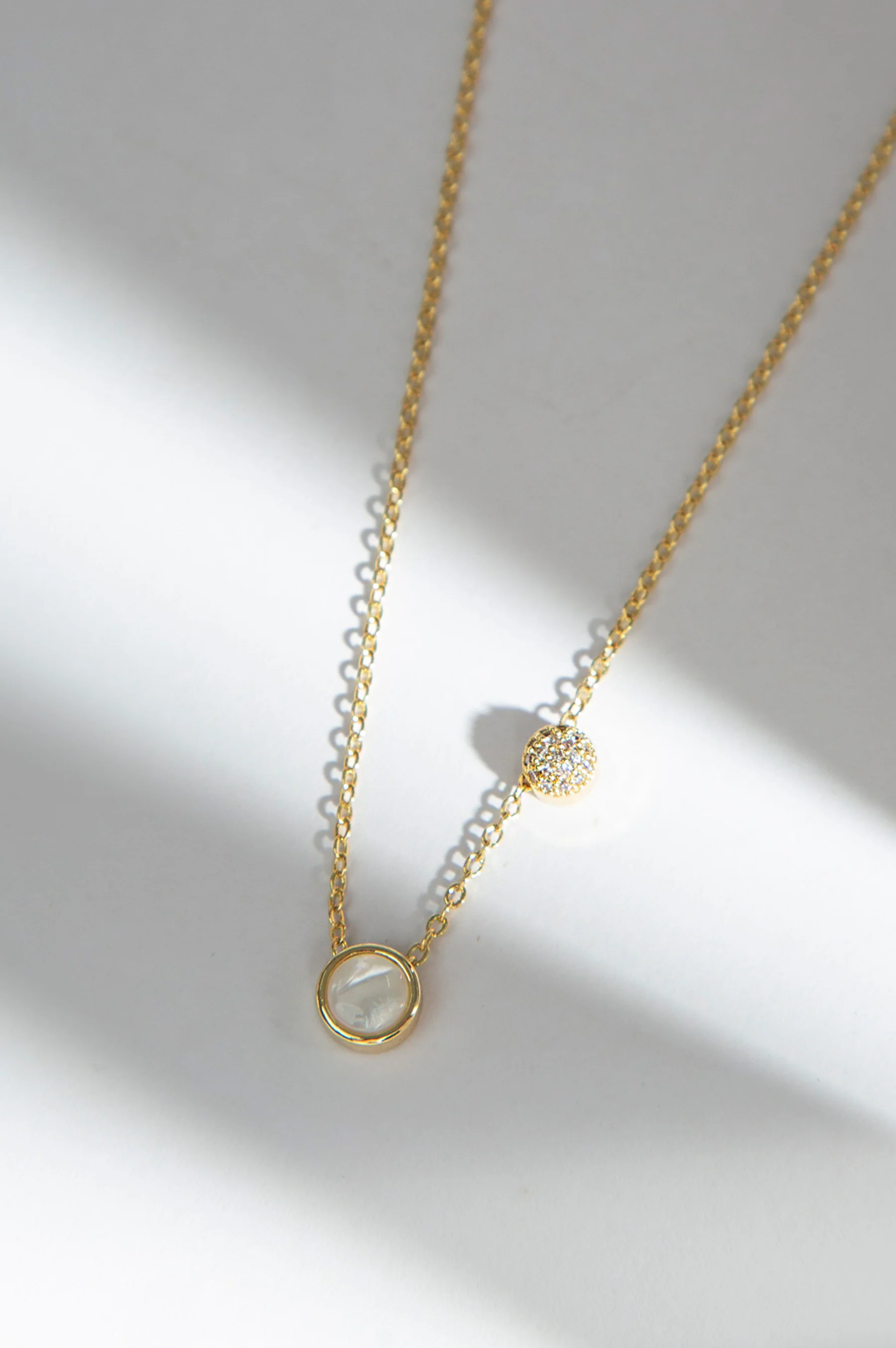 Gold-Plated Brass Necklace - Image 2