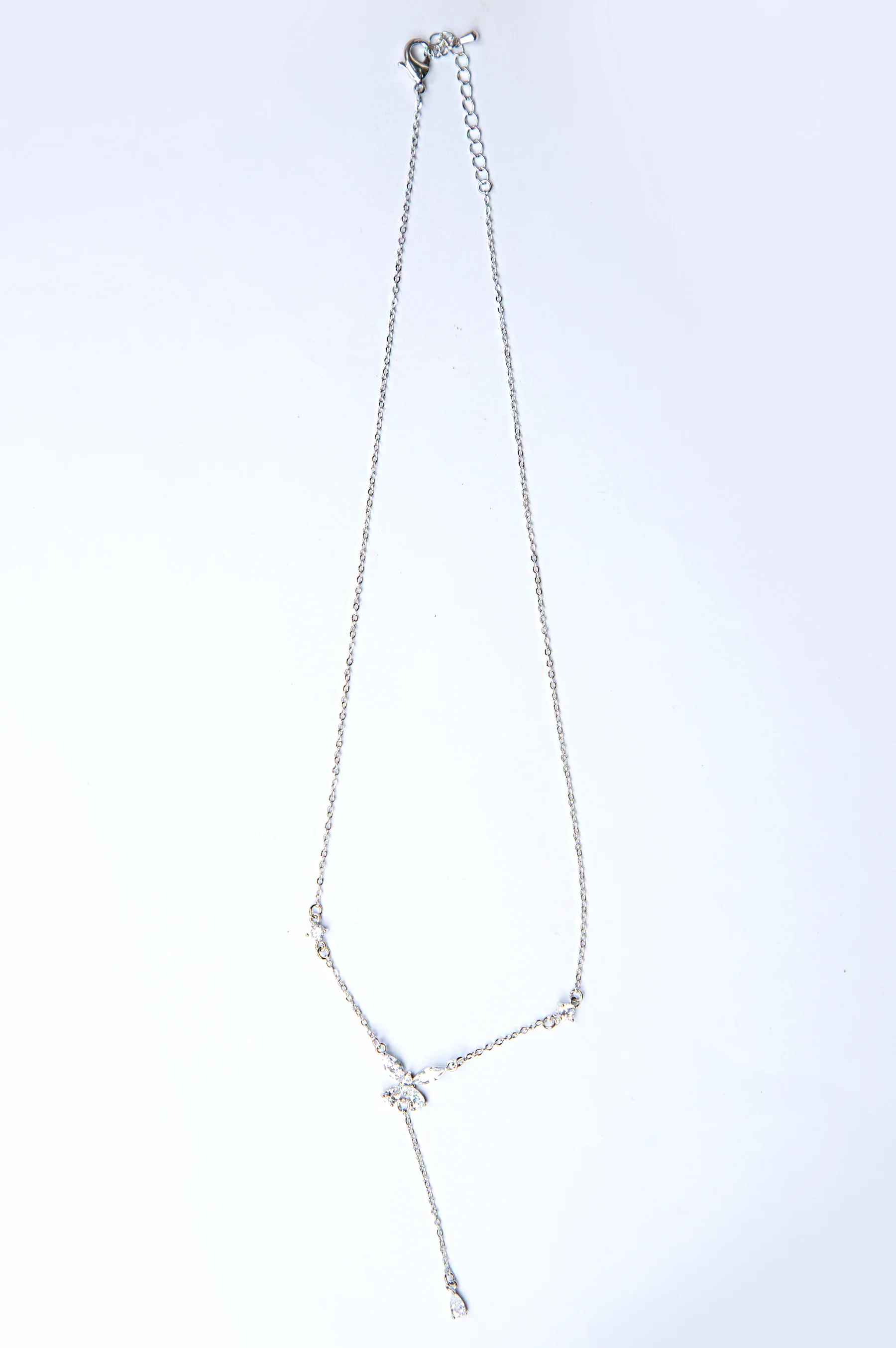 Rhodium-Plated Brass Necklace - Image 3