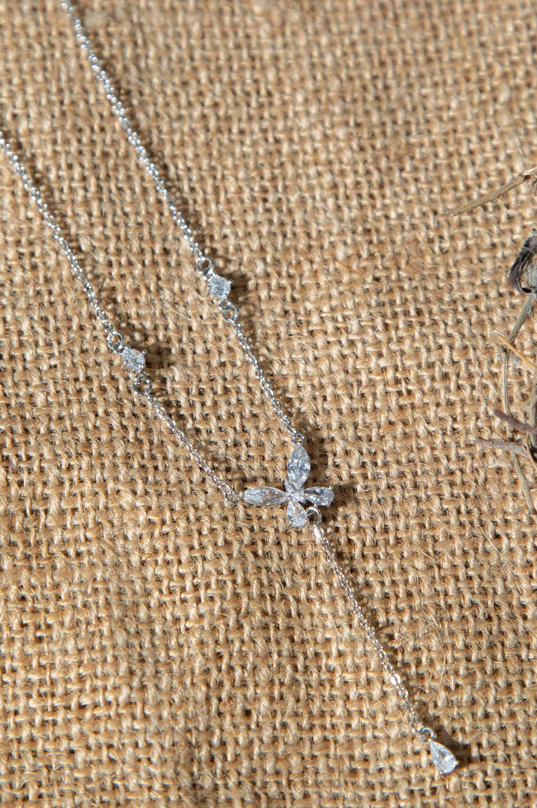 Rhodium-Plated Brass Necklace - Image 4