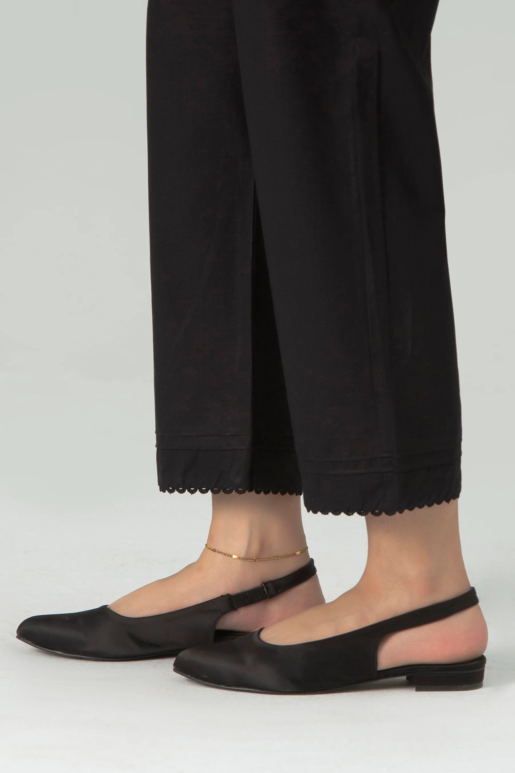 DYED CAMBRIC STRAIGHT PANTS - Image 2