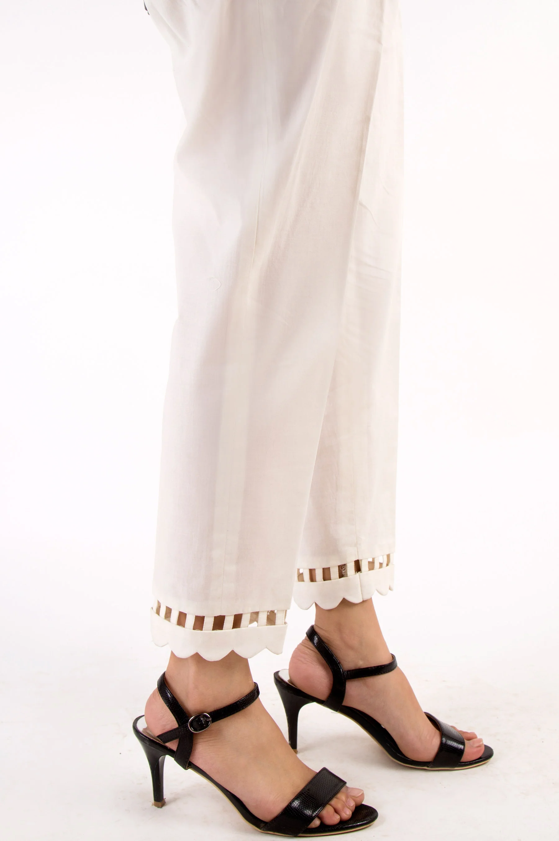 Embellished Cambric Pants - Off-White - Image 2