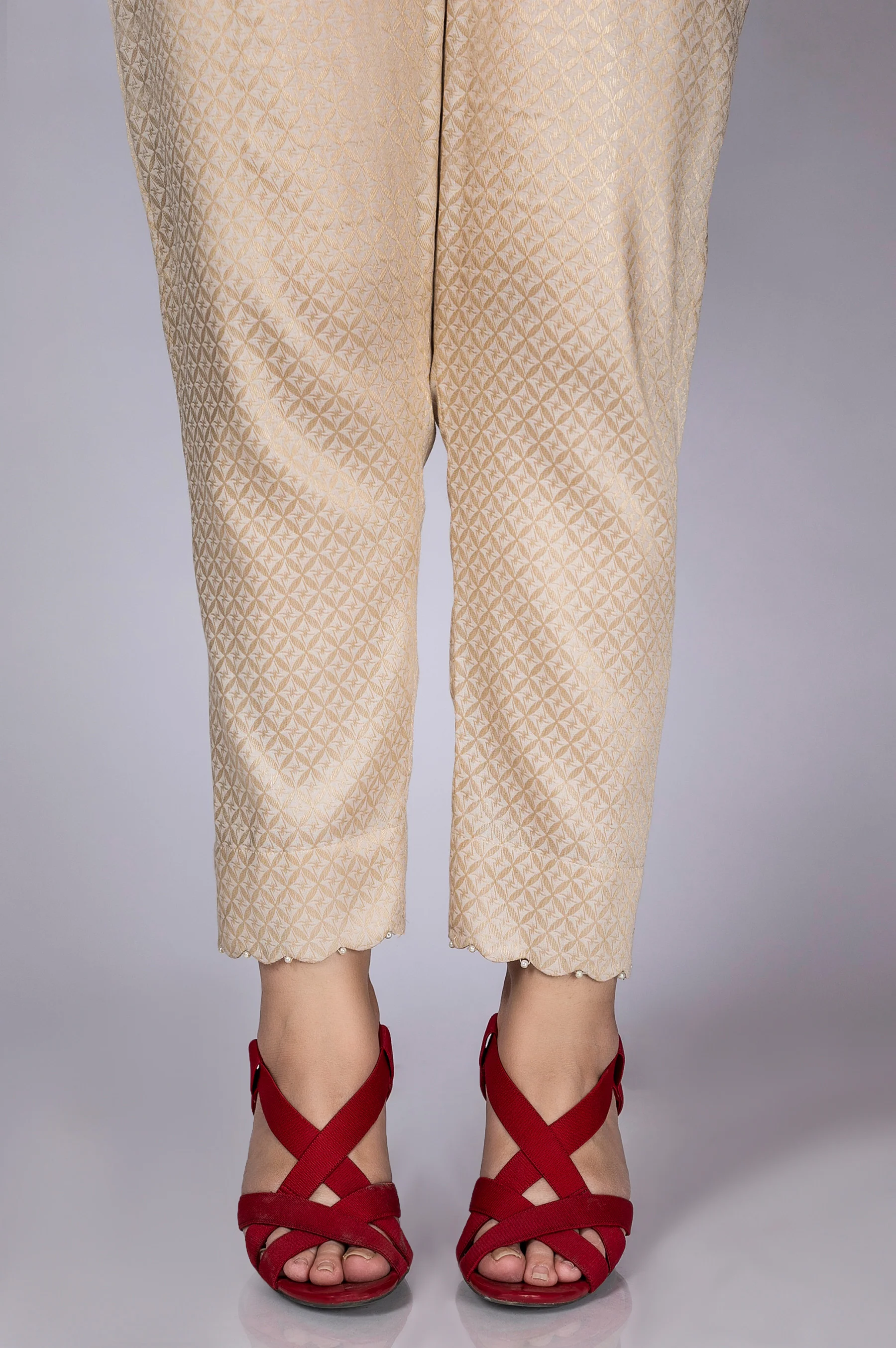 Embellished Cigarette Pants