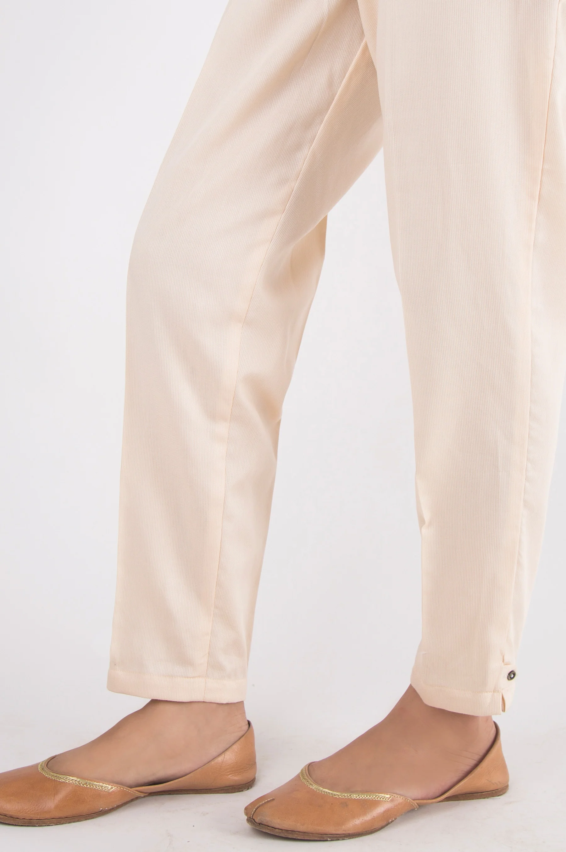 Embellished Cottel Pants - Beige - Image 2