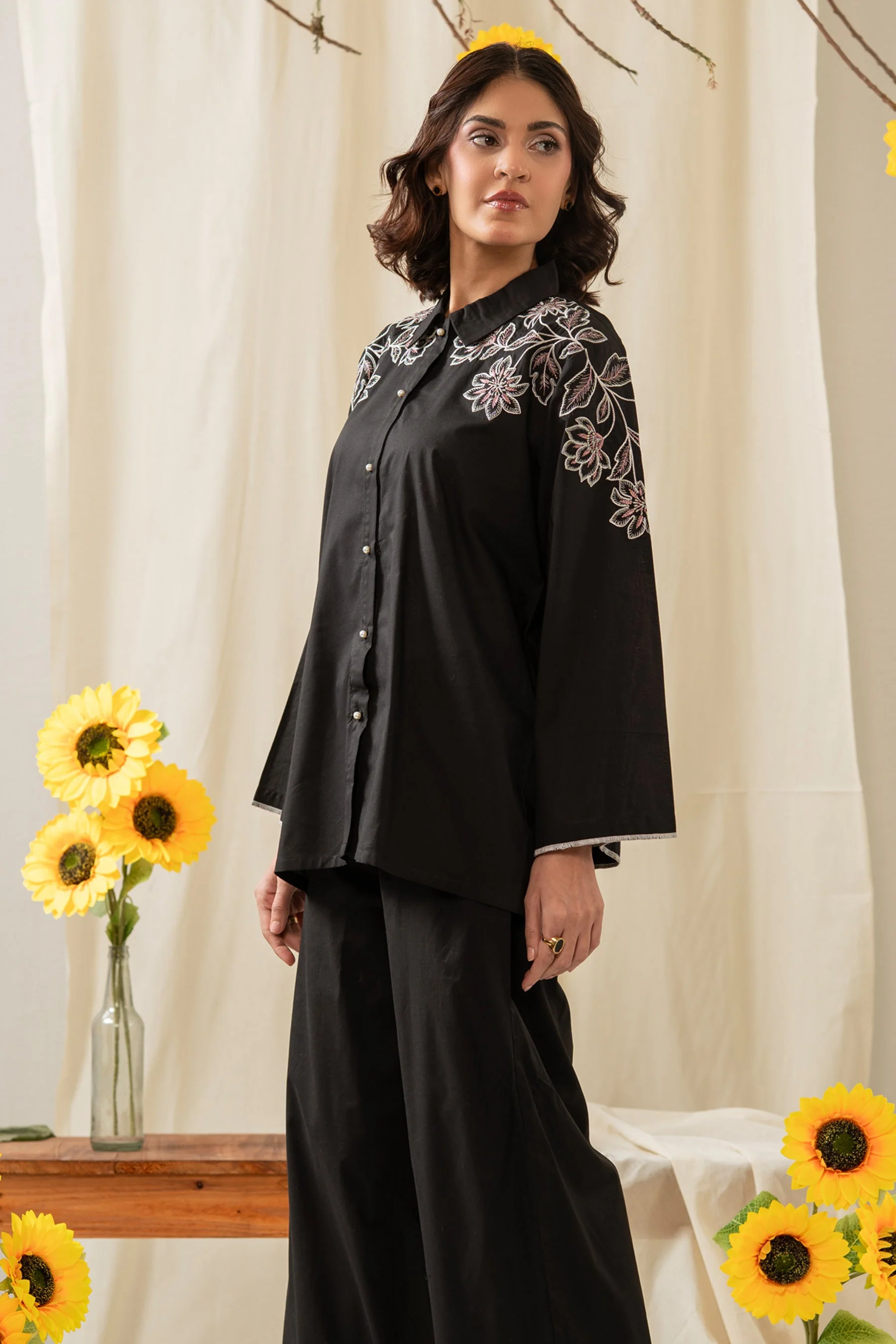 EMBROIDERED CAMBRIC CO-ORD SET (FACTORY E-OUTLET) - Image 6