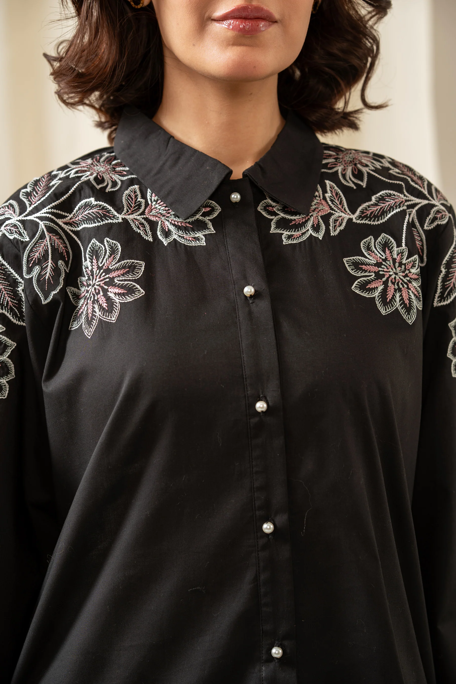 EMBROIDERED CAMBRIC CO-ORD SET - Image 2