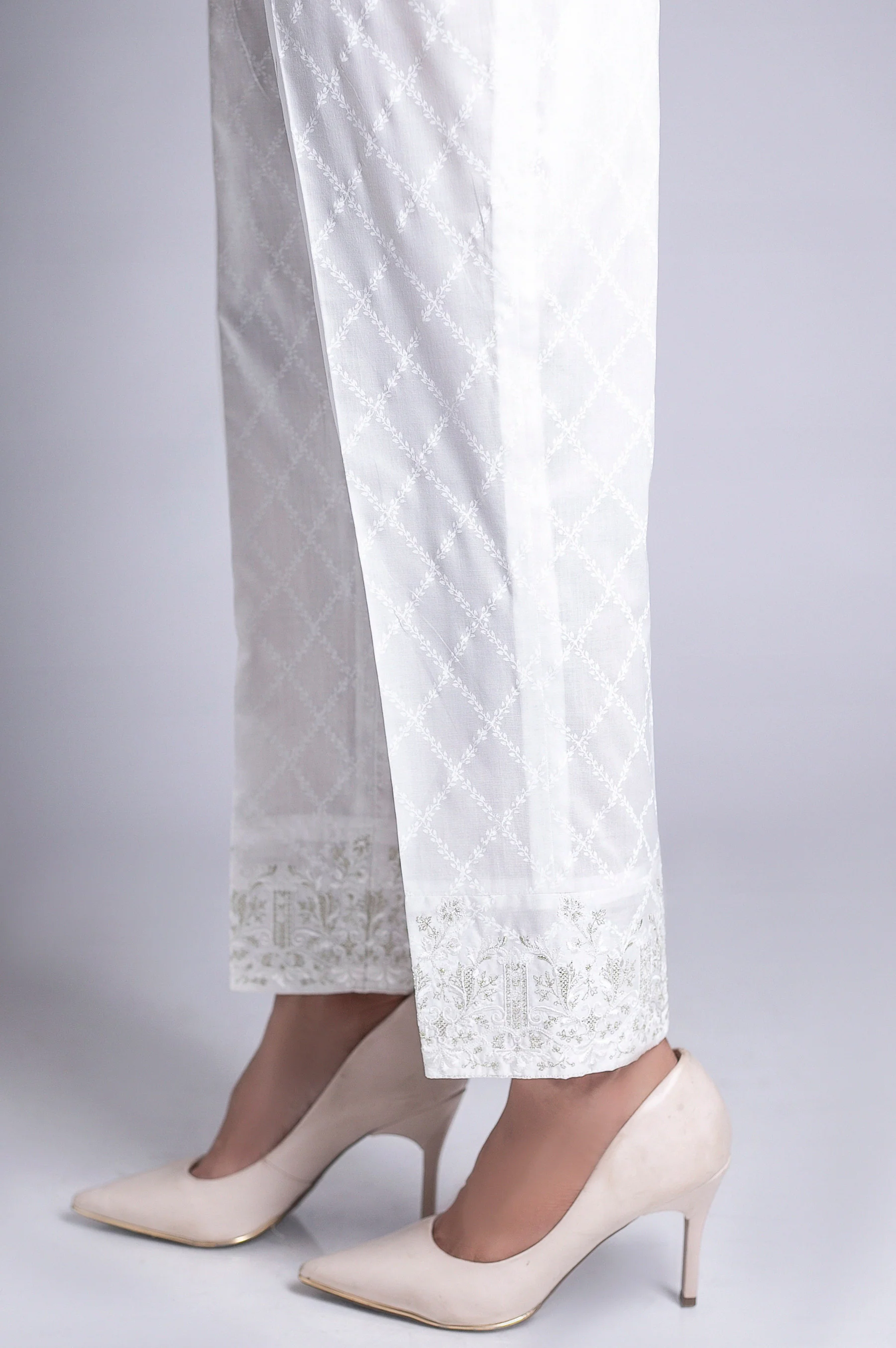 Embroidered Cambric Pants - Image 2