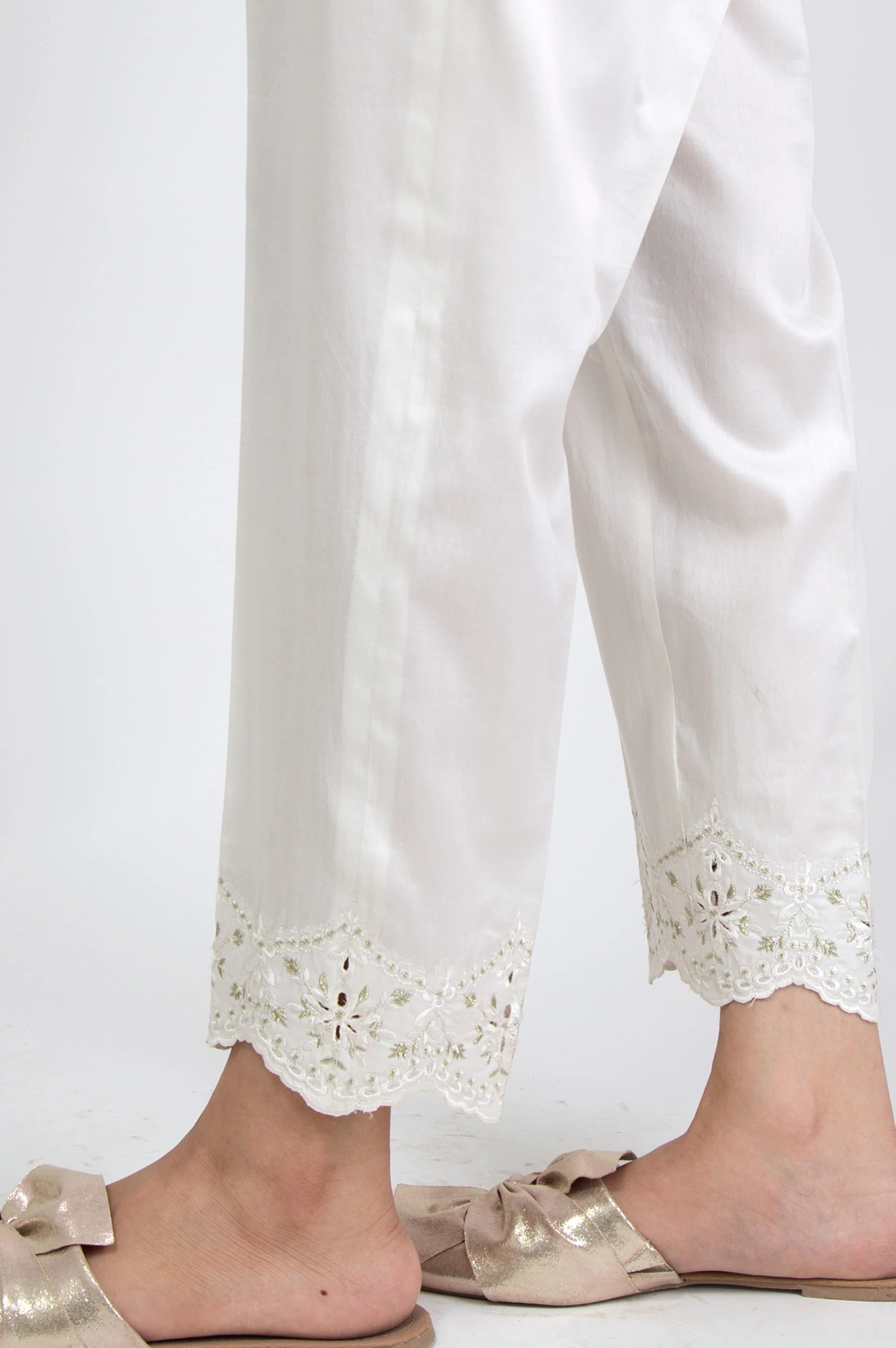 Embroidered Pants Satin - Image 3