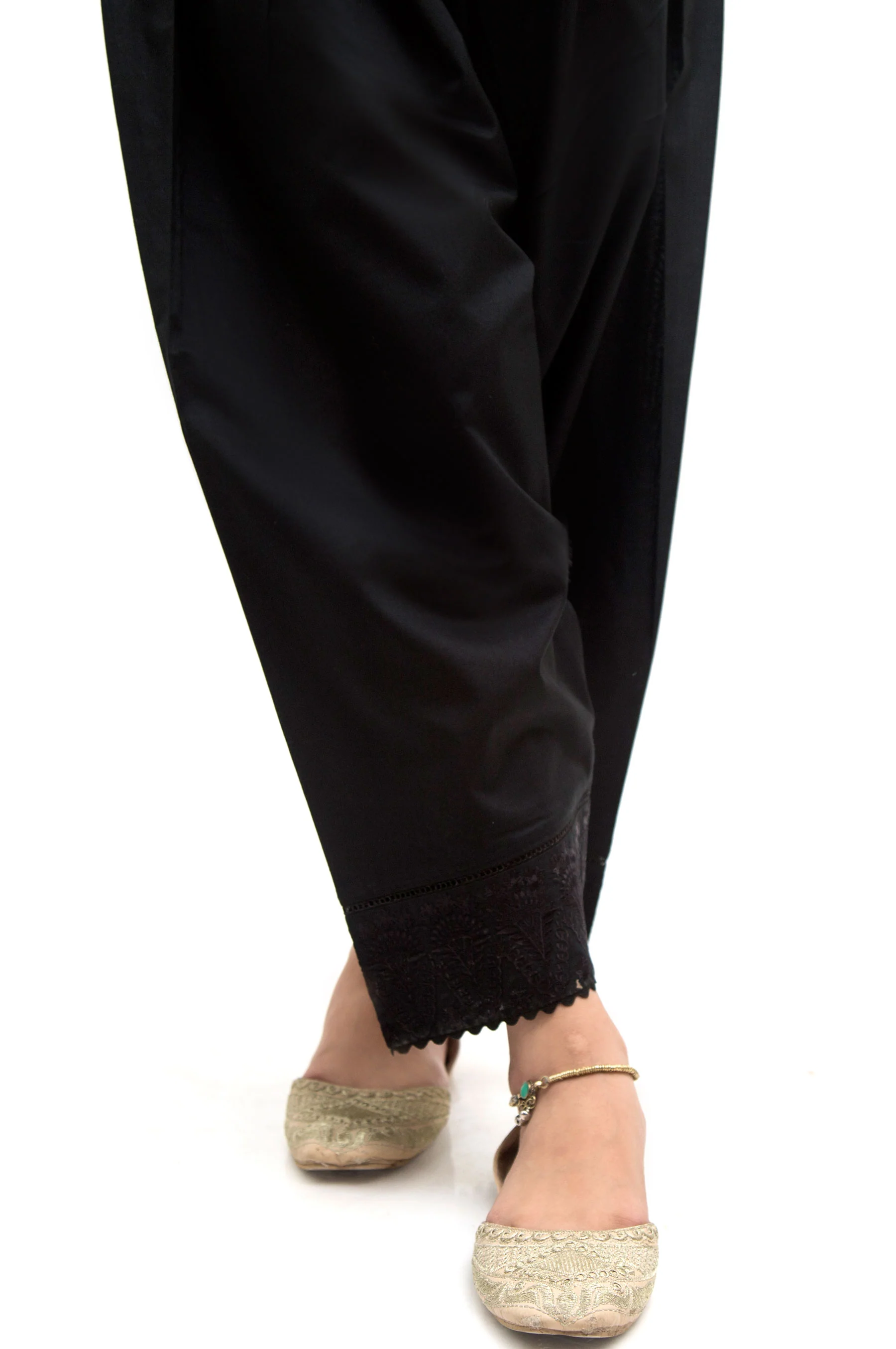 Embroidered Shalwar - Black
