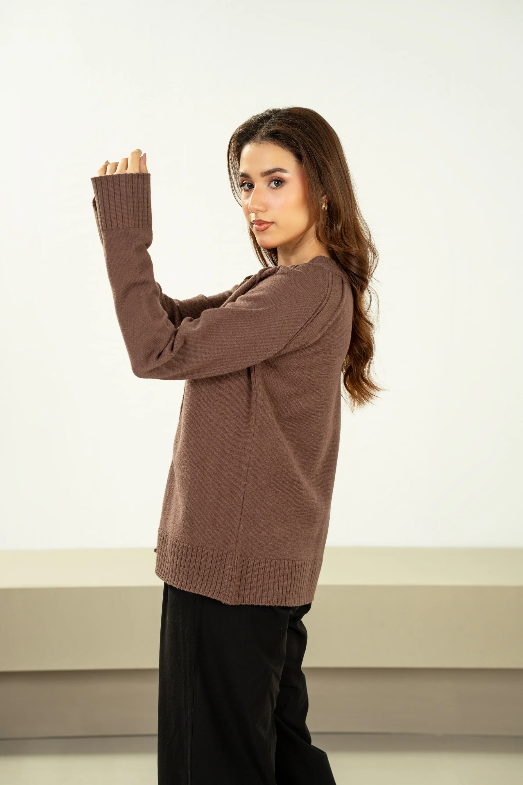 STYLIZED BUTTON DOWN CARDIGAN - Image 4
