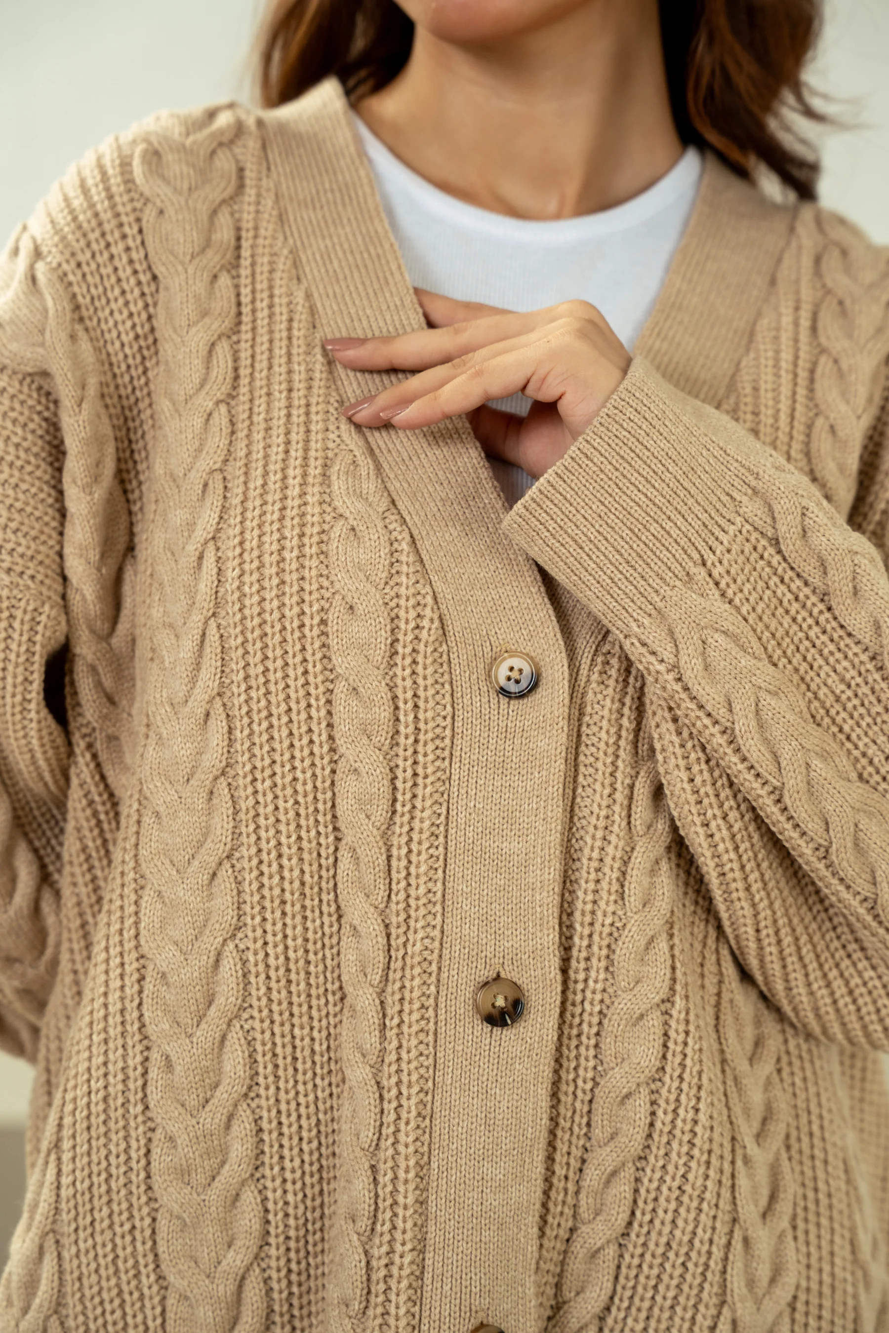 STYLIZED BUTTON DOWN CARDIGAN - Image 8