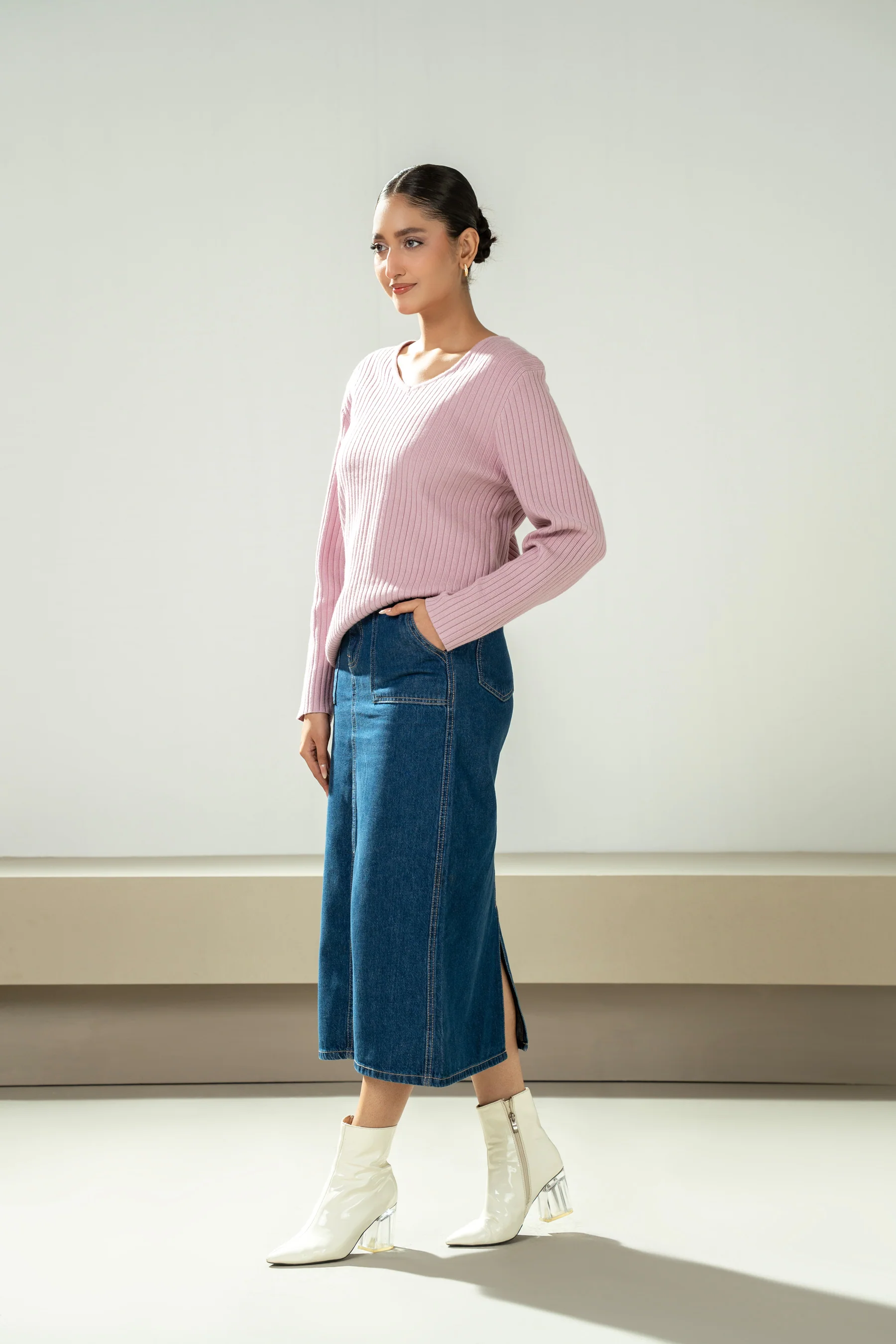 STYLIZED PULLOVER SWEATER - Image 3