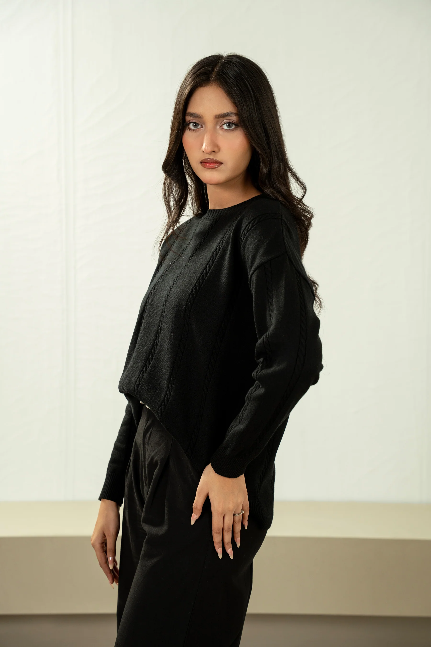 STYLIZED PULLOVER SWEATER - Image 6