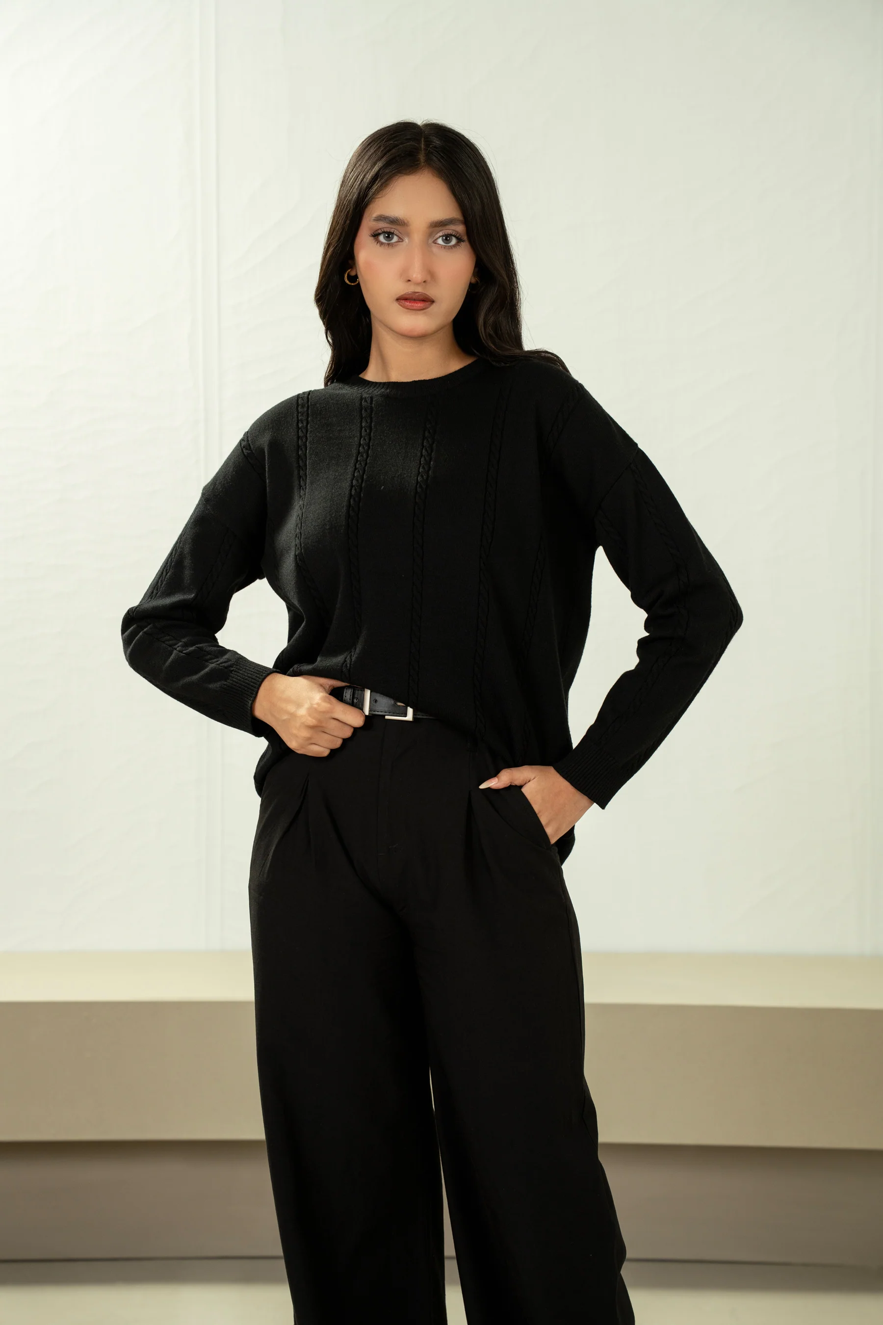 STYLIZED PULLOVER SWEATER - Image 7