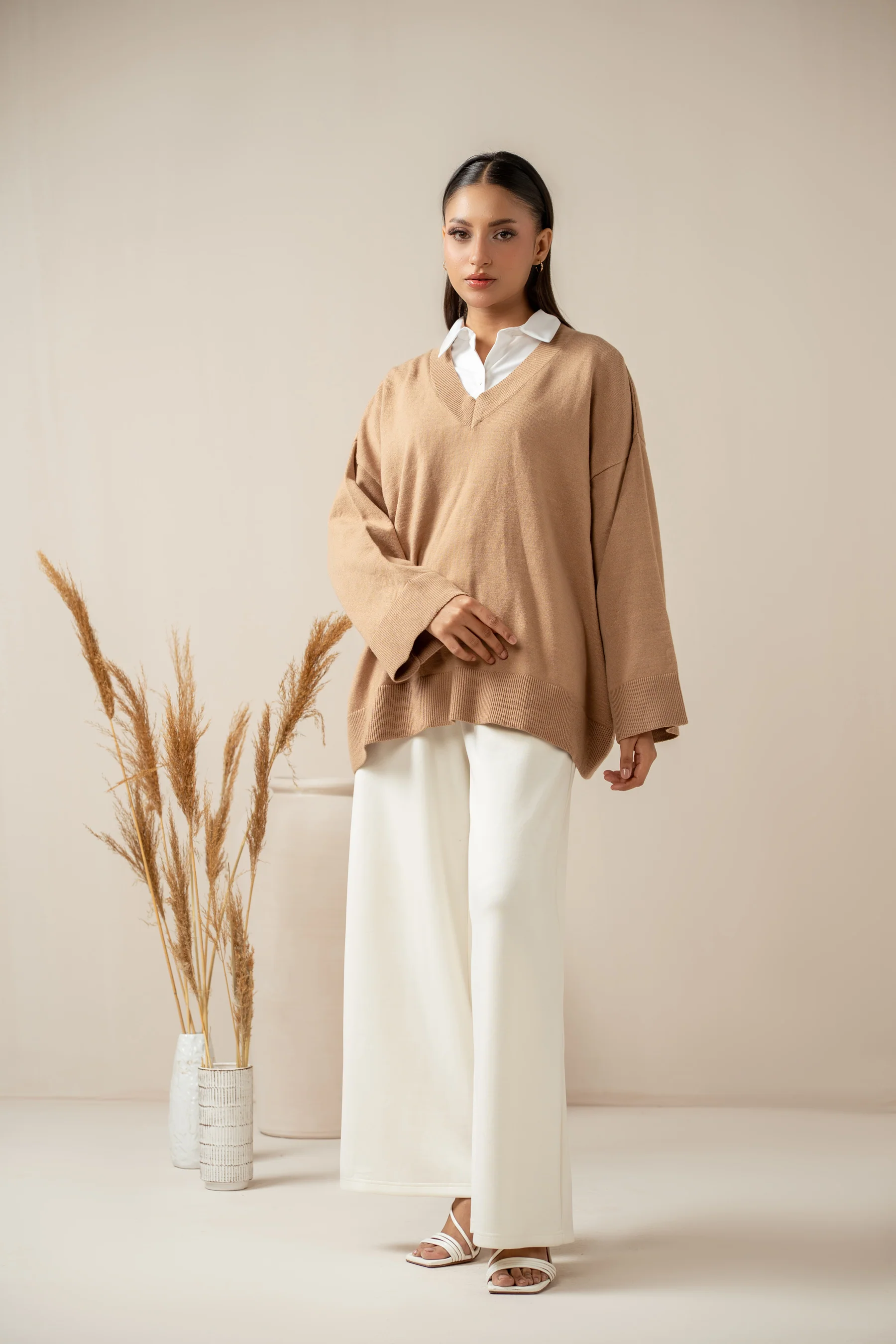 STYLIZED PULLOVER SWEATER - Image 4