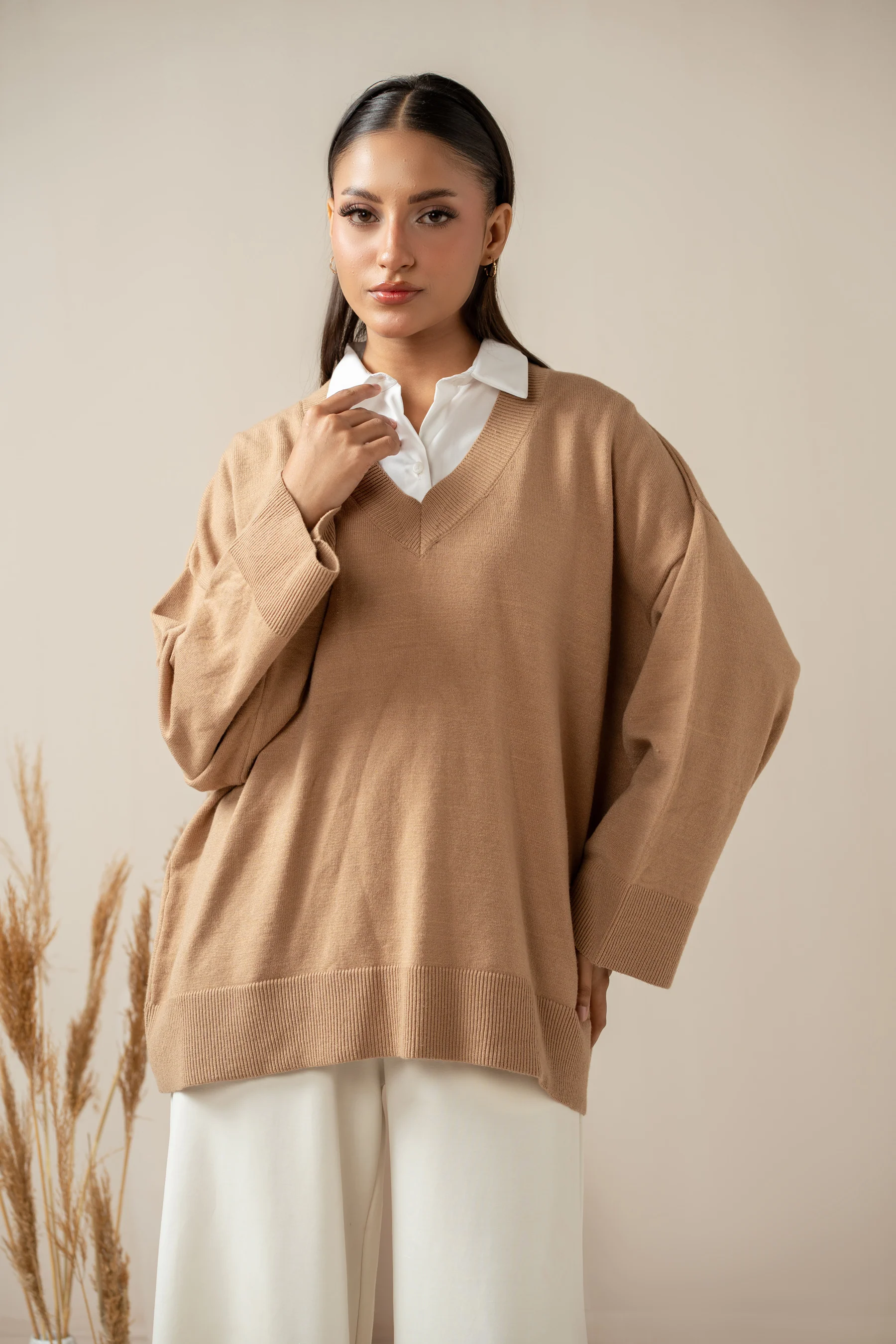 STYLIZED PULLOVER SWEATER - Image 5